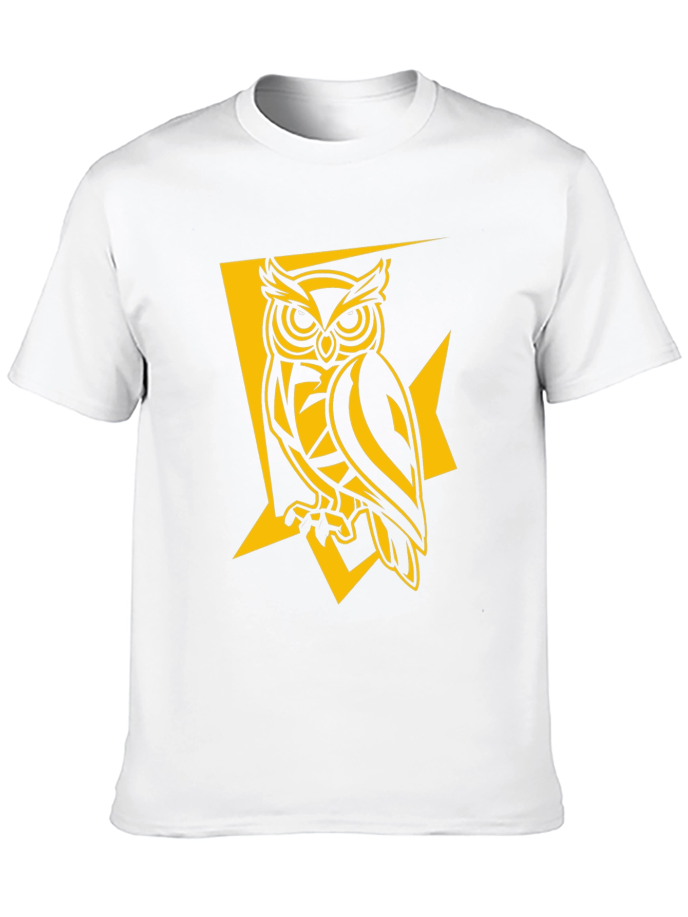 Cool Owl Graphic Tee - Black Cotton T-Shirt