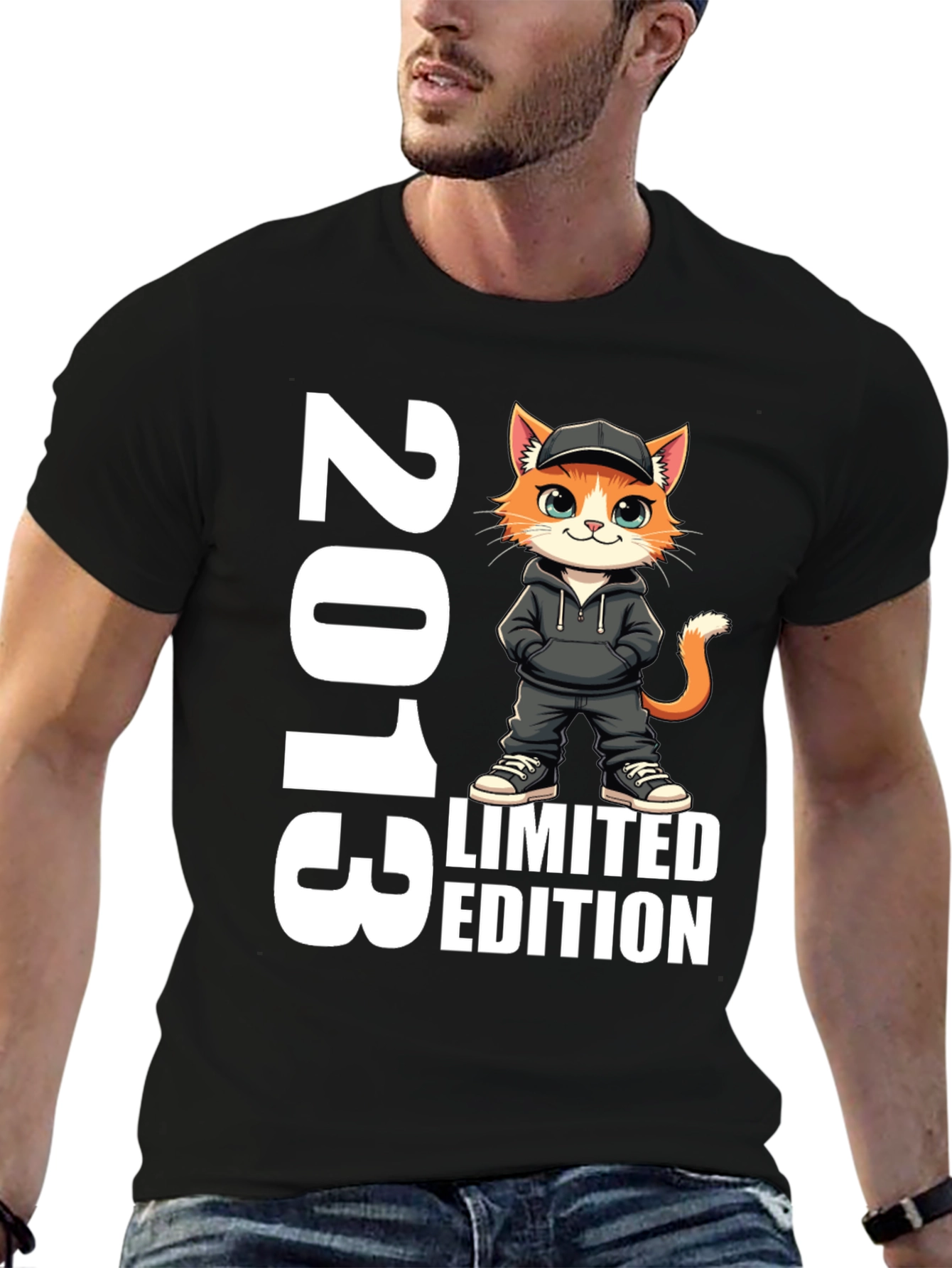 2013 Limited Edition Cat Graphic T-Shirt