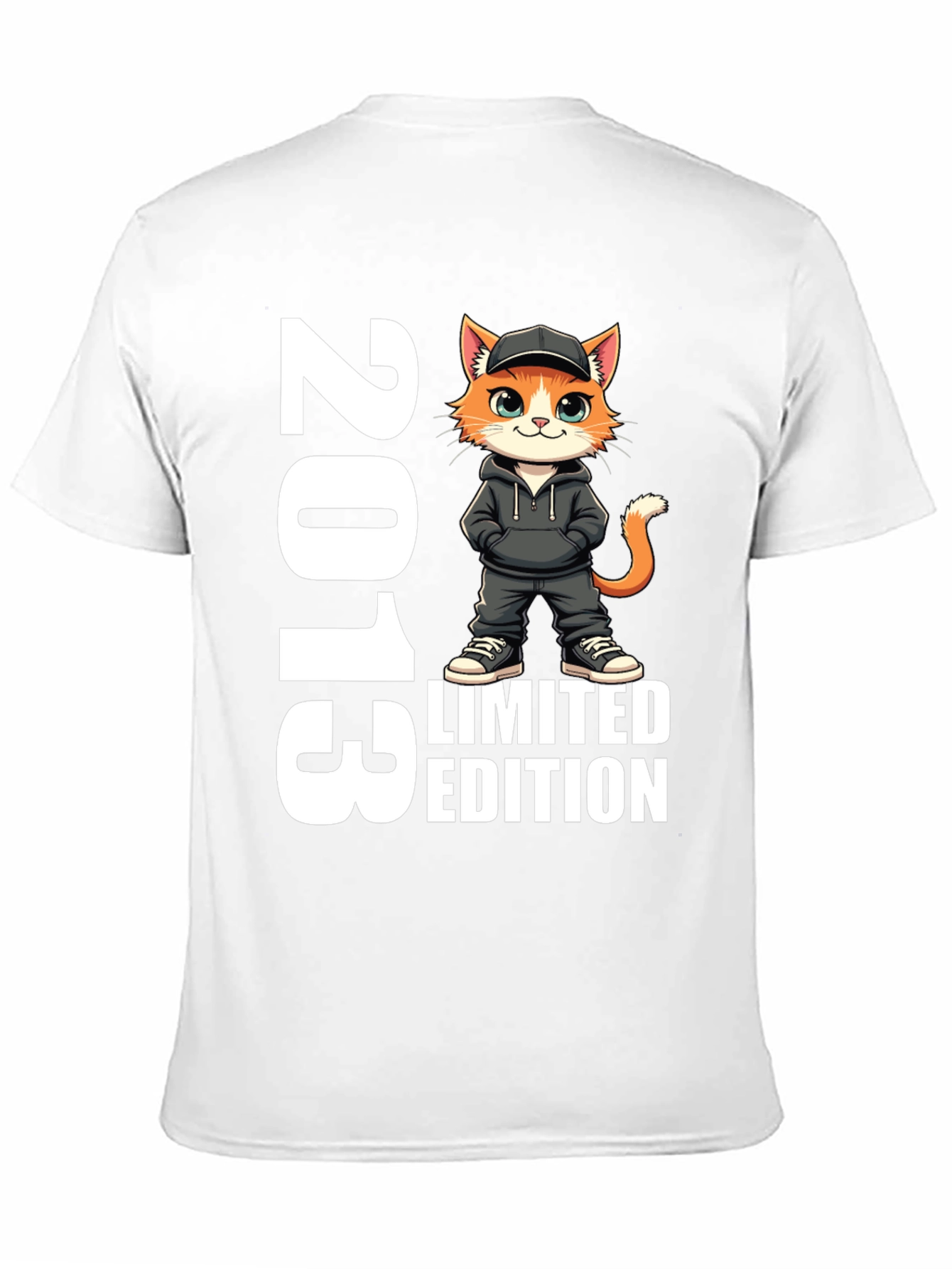 2013 Limited Edition Cat Graphic T-Shirt