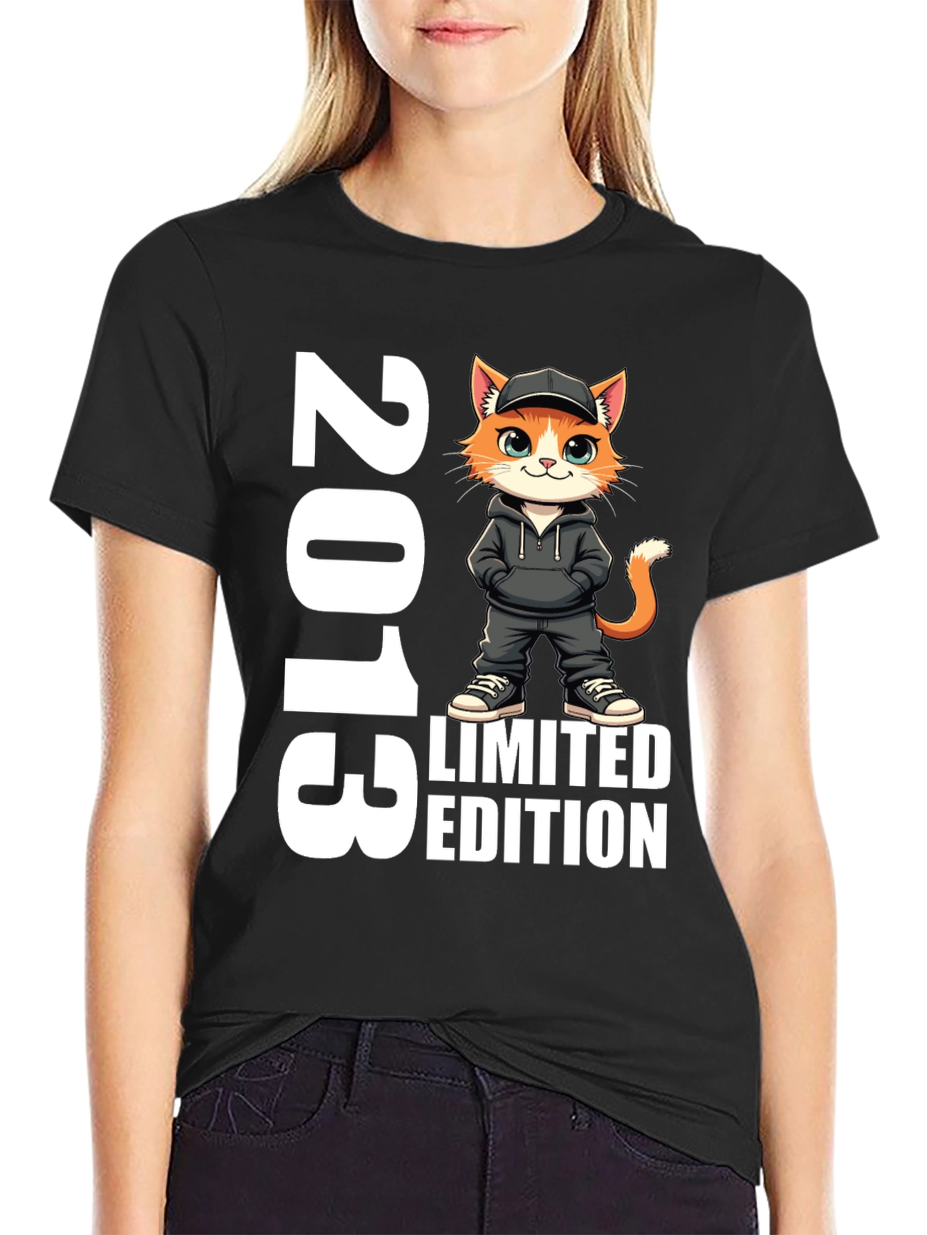 2013 Limited Edition Cat Graphic T-Shirt