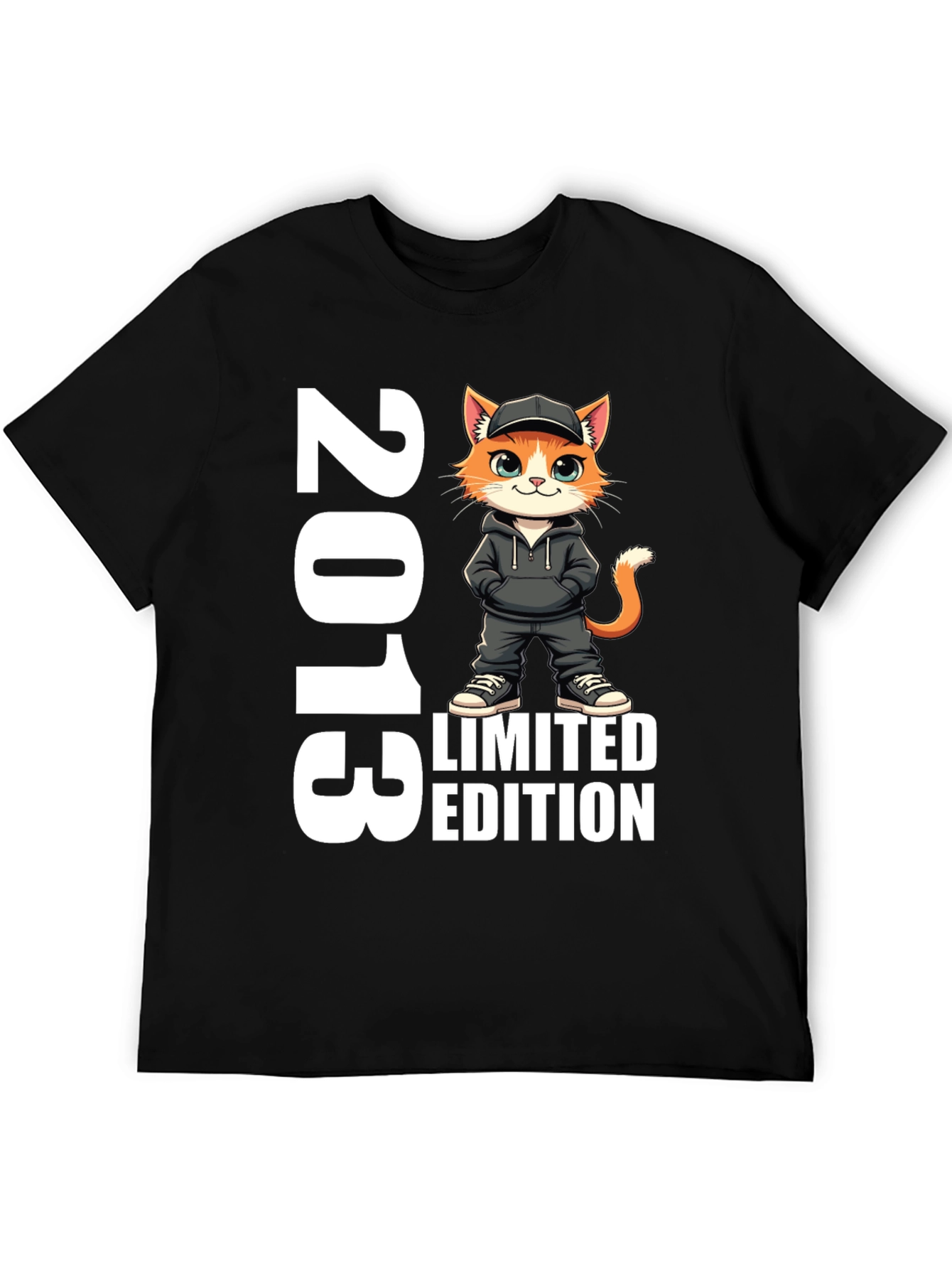 2013 Limited Edition Cat Graphic T-Shirt