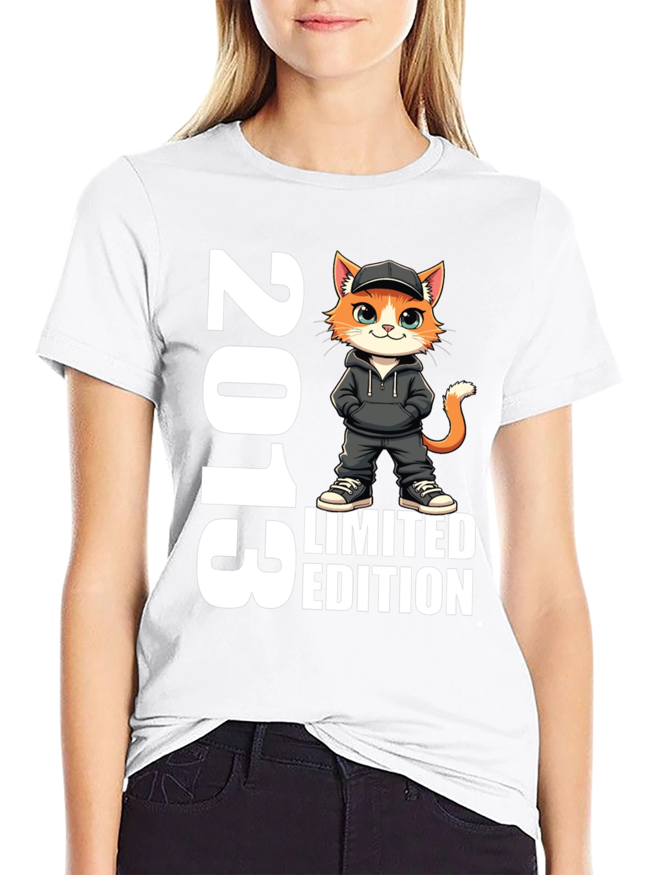 2013 Limited Edition Cat Graphic T-Shirt