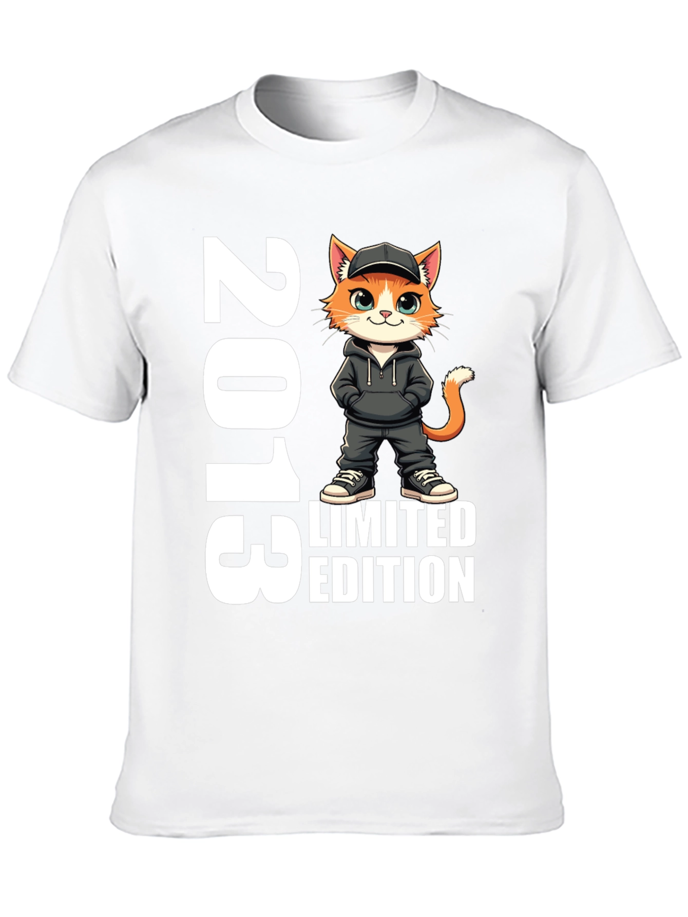 2013 Limited Edition Cat Graphic T-Shirt
