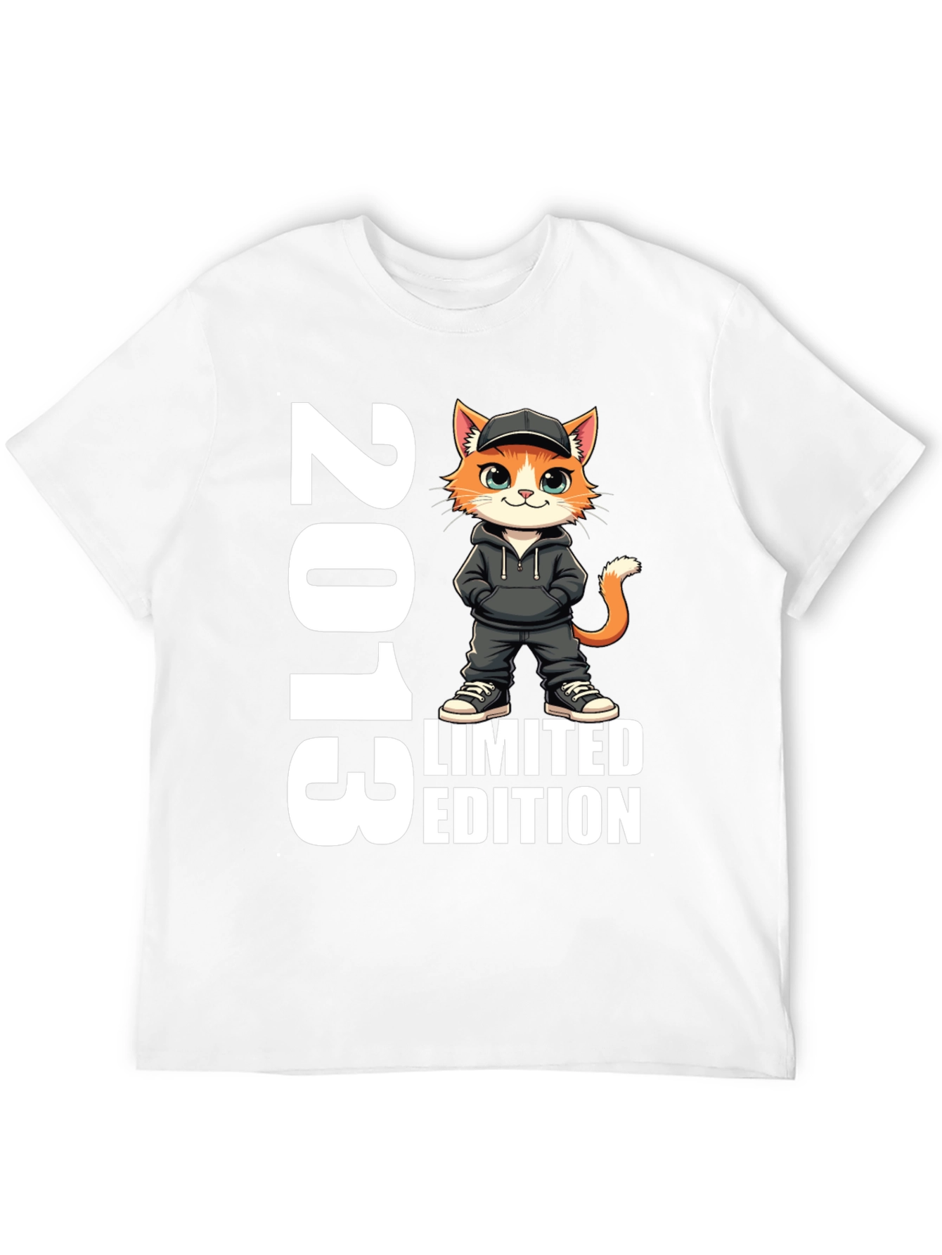 2013 Limited Edition Cat Graphic T-Shirt