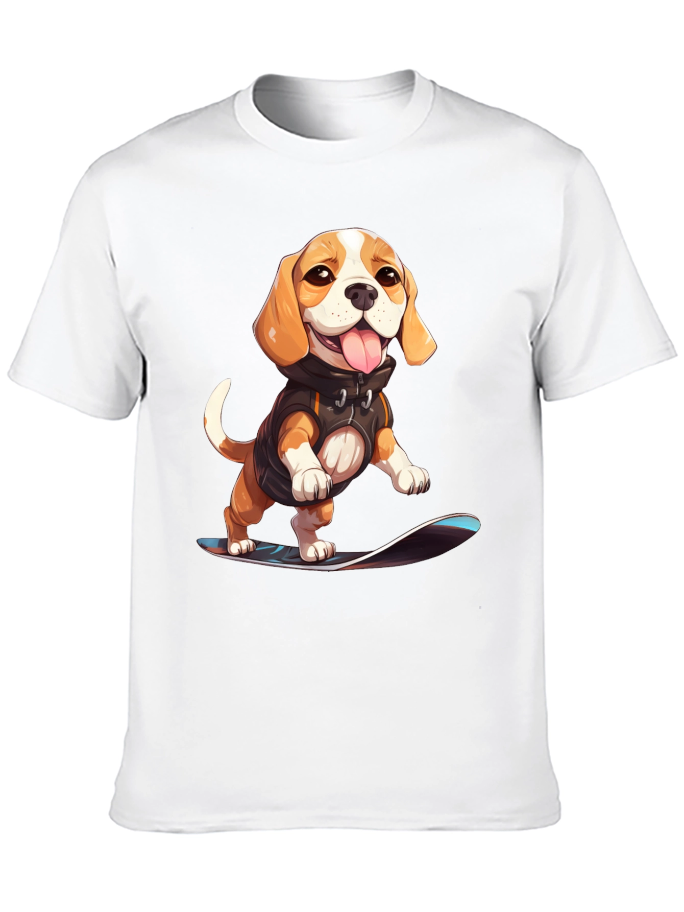 Dog Skateboarder T-Shirt: Cool Pup Graphic Tee