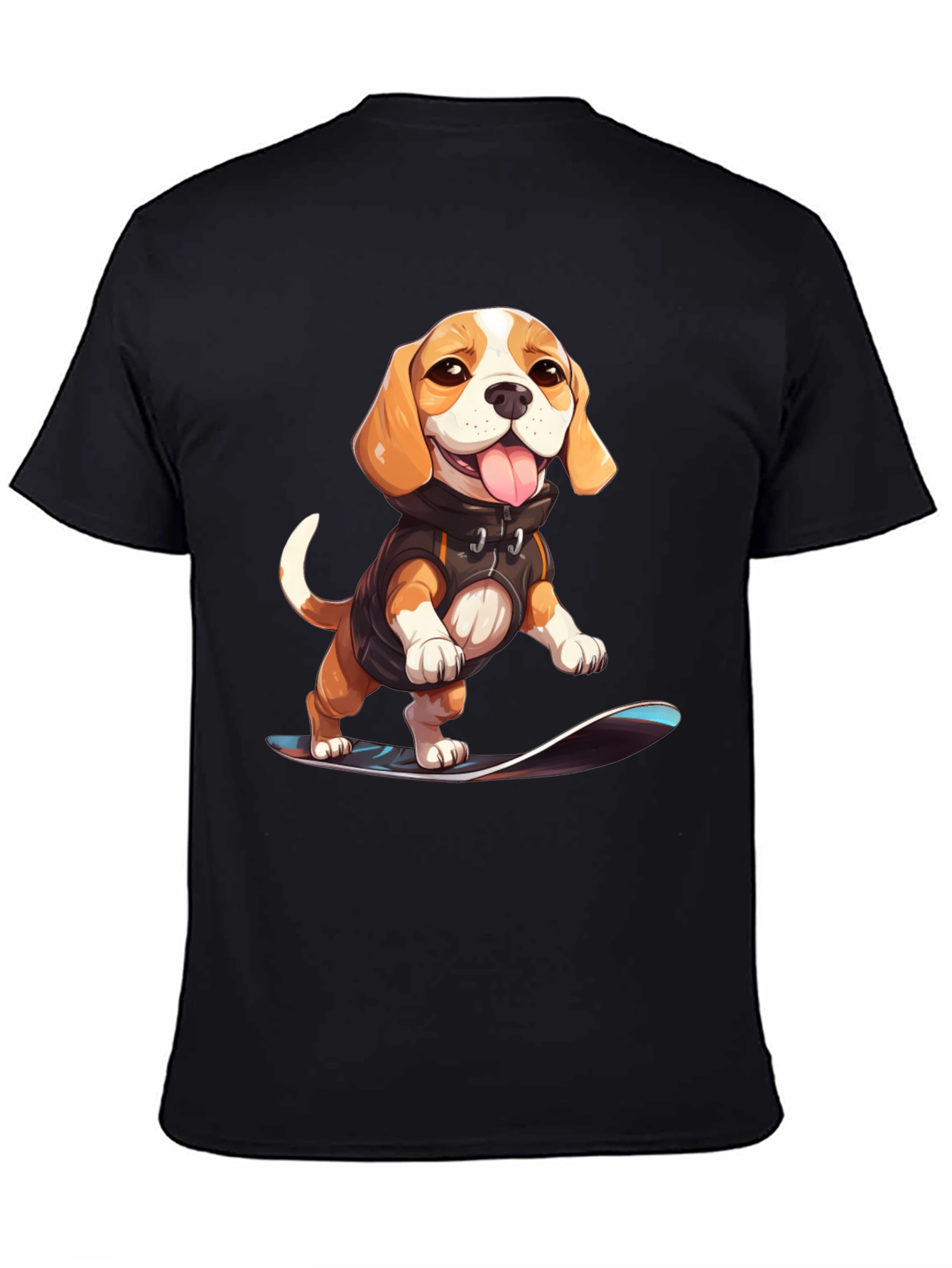 Dog Skateboarder T-Shirt: Cool Pup Graphic Tee