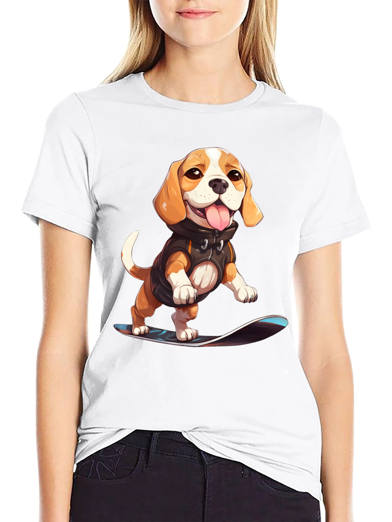 Dog Skateboarder T-Shirt: Cool Pup Graphic Tee