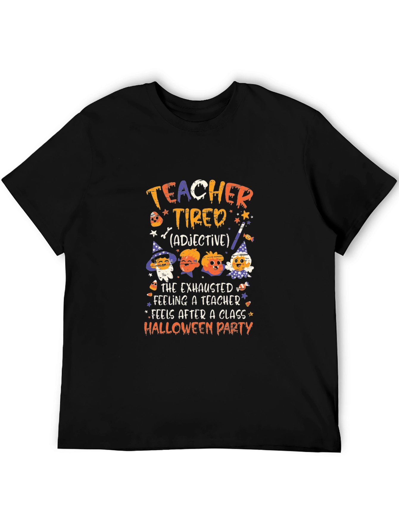 Teacher Tired Halloween T-Shirt