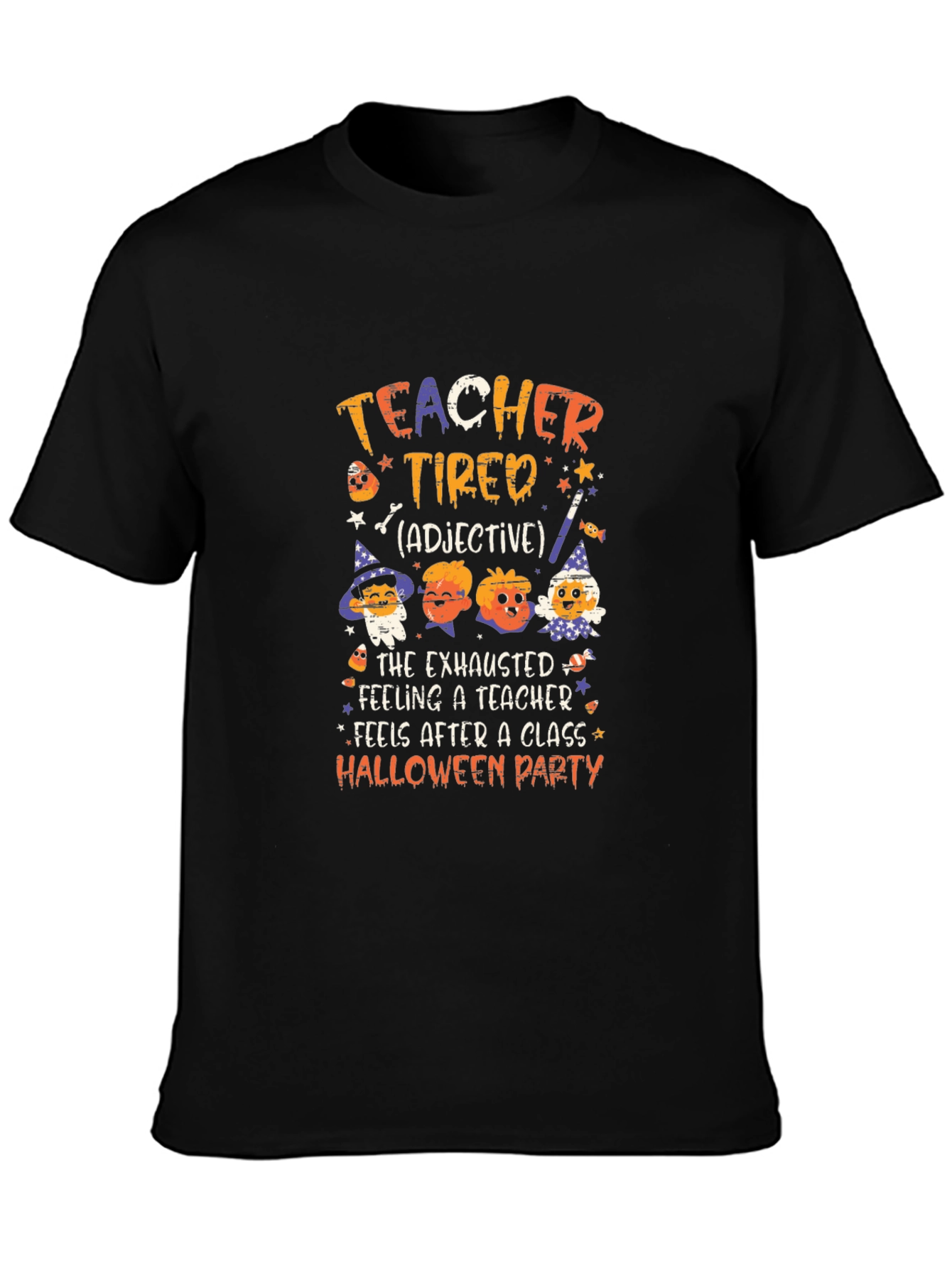 Teacher Tired Halloween T-Shirt