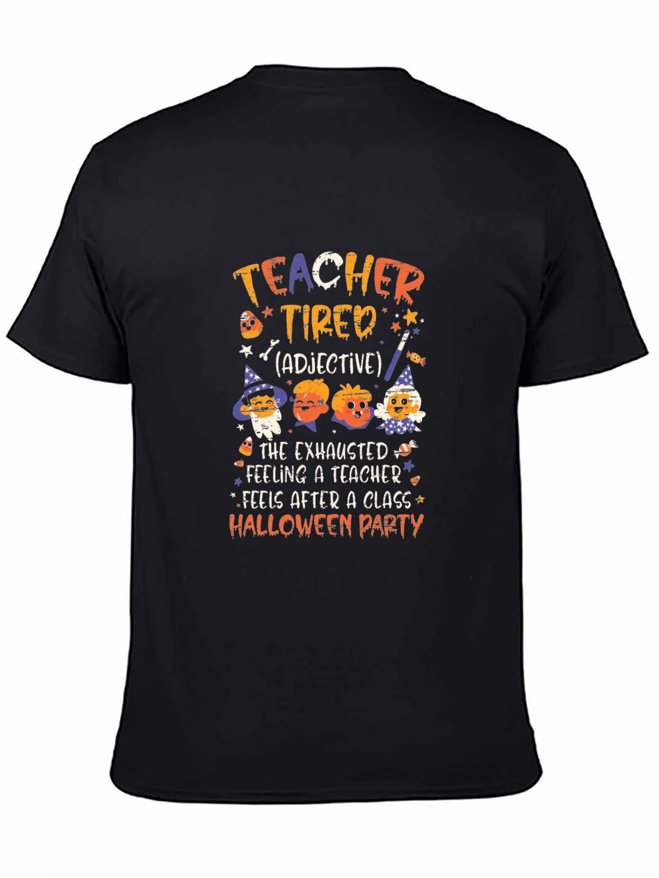Teacher Tired Halloween T-Shirt