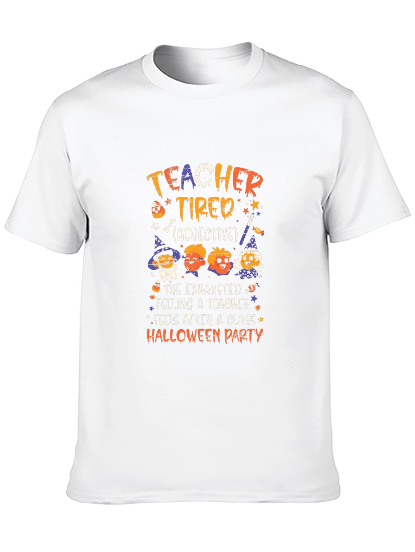 Teacher Tired Halloween T-Shirt