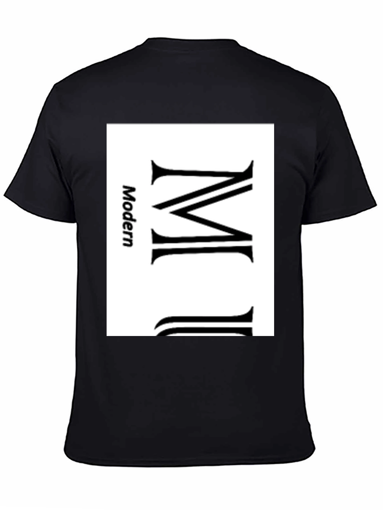 Modern MJ Graphic Tee - Black Cotton