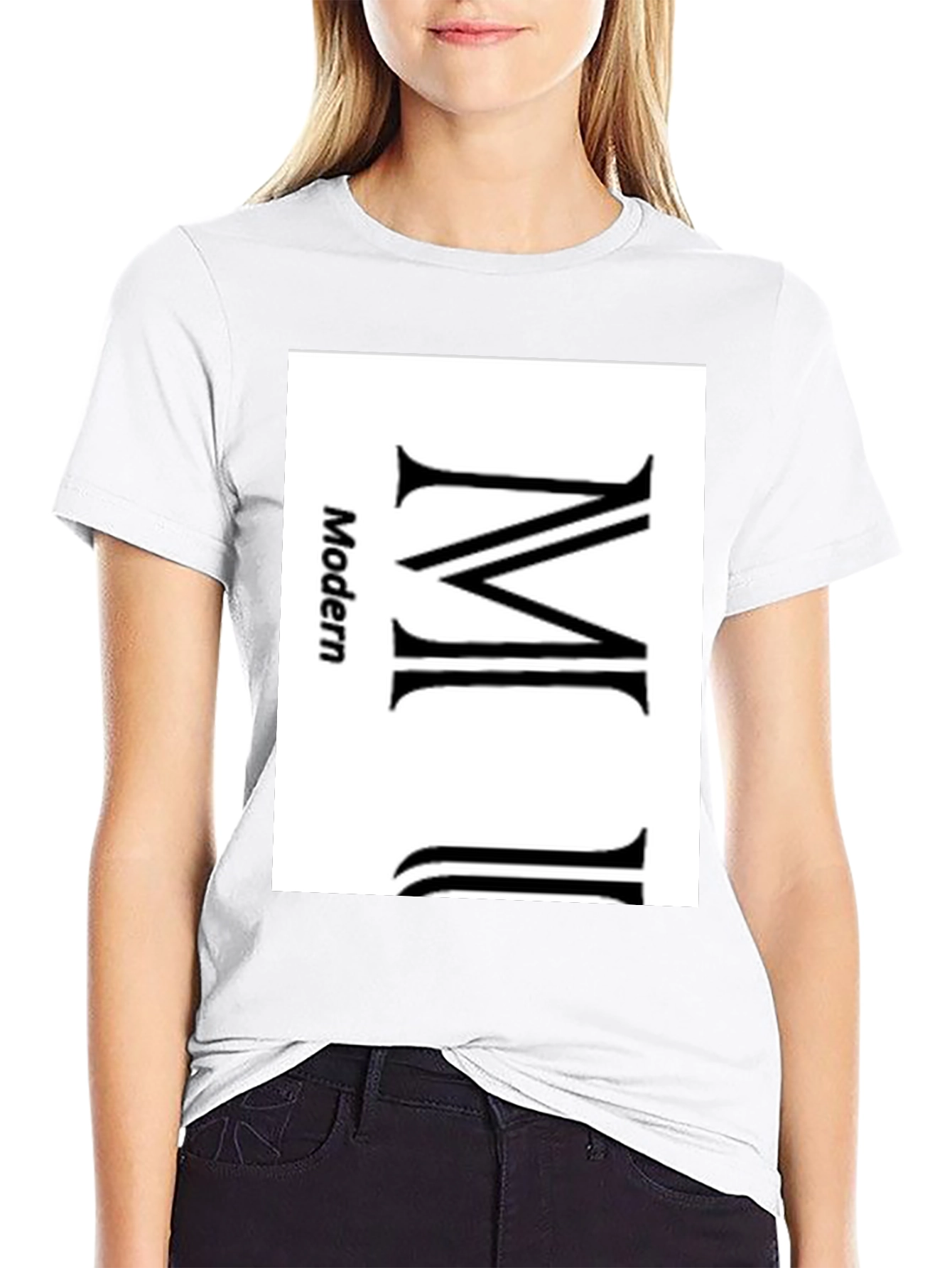 Modern MJ Graphic Tee - Black Cotton