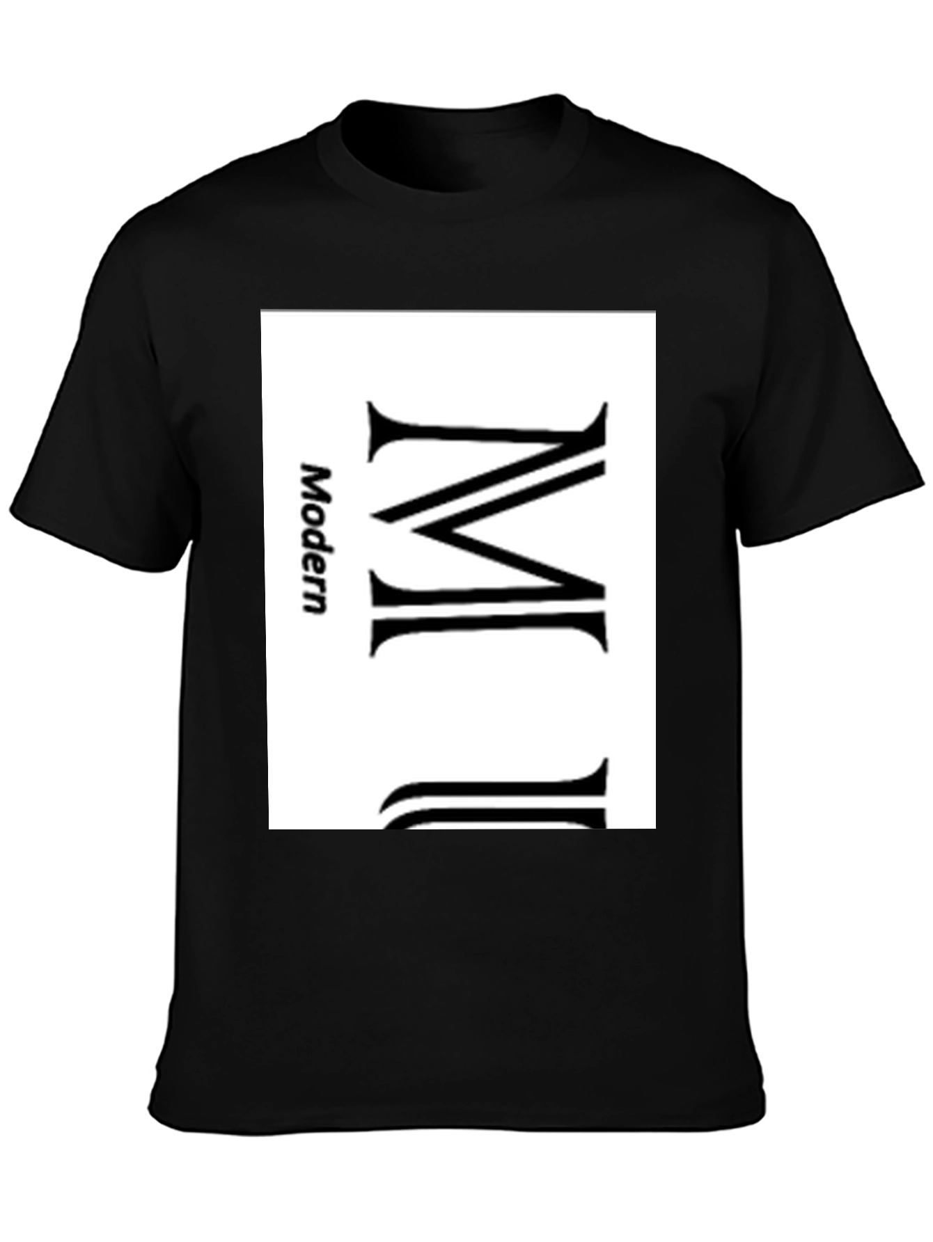 Modern MJ Graphic Tee - Black Cotton