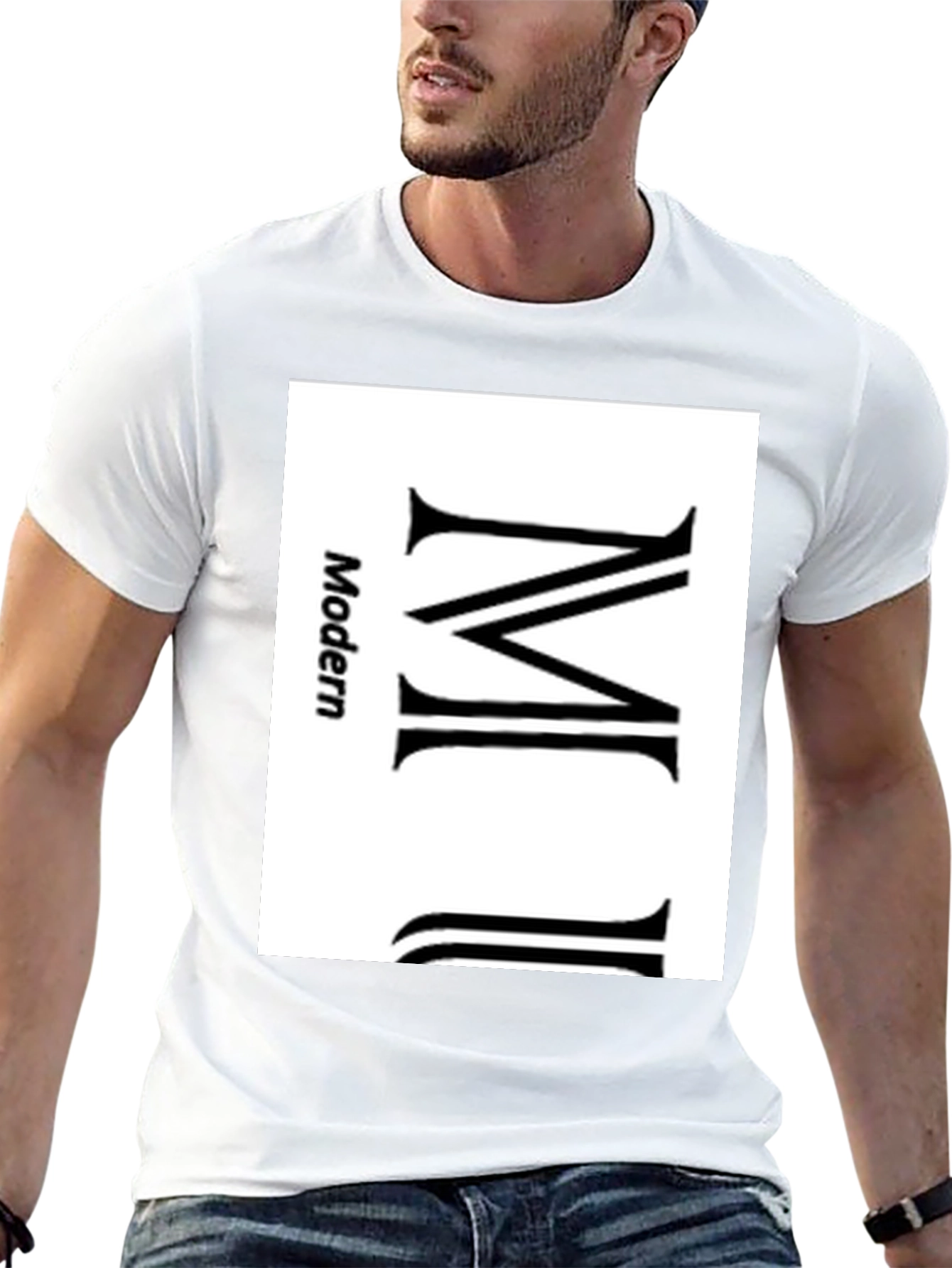 Modern MJ Graphic Tee - Black Cotton