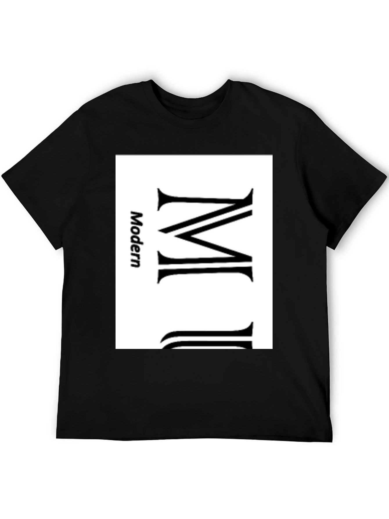 Modern MJ Graphic Tee - Black Cotton