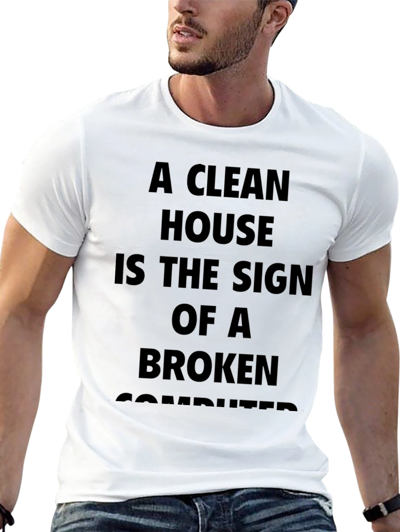 Funny Broken Computer T-Shirt