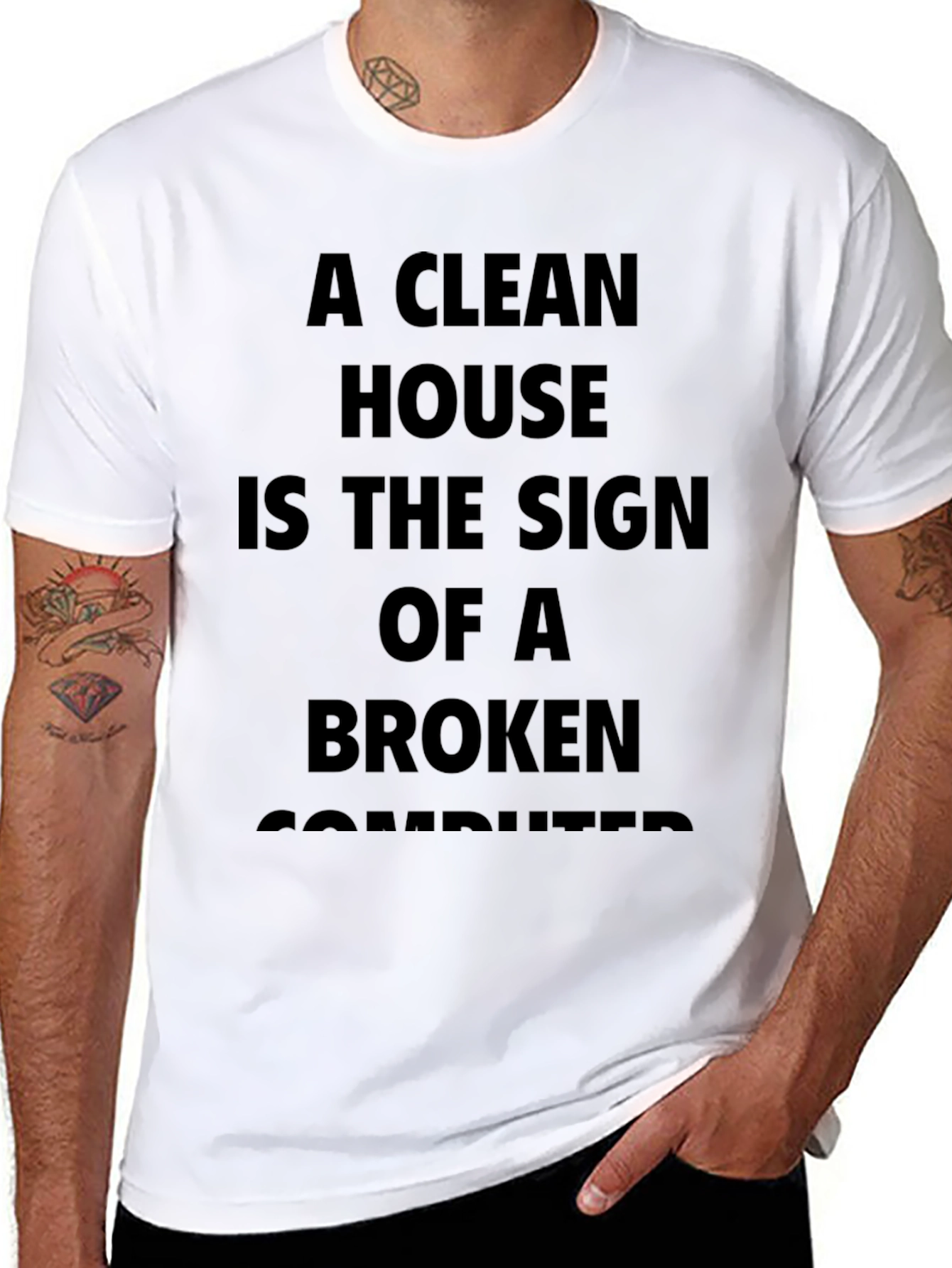 Funny Broken Computer T-Shirt