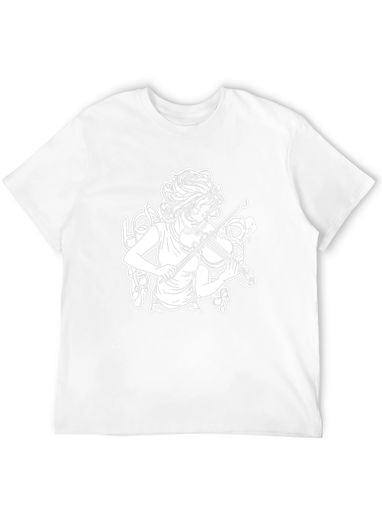 Musician Girl Black T-Shirt
