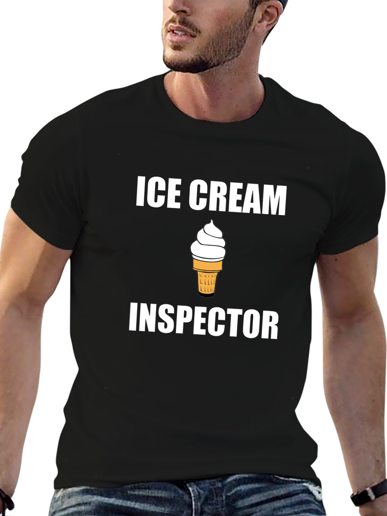 Ice Cream Inspector T-Shirt - Funny Foodie Tee