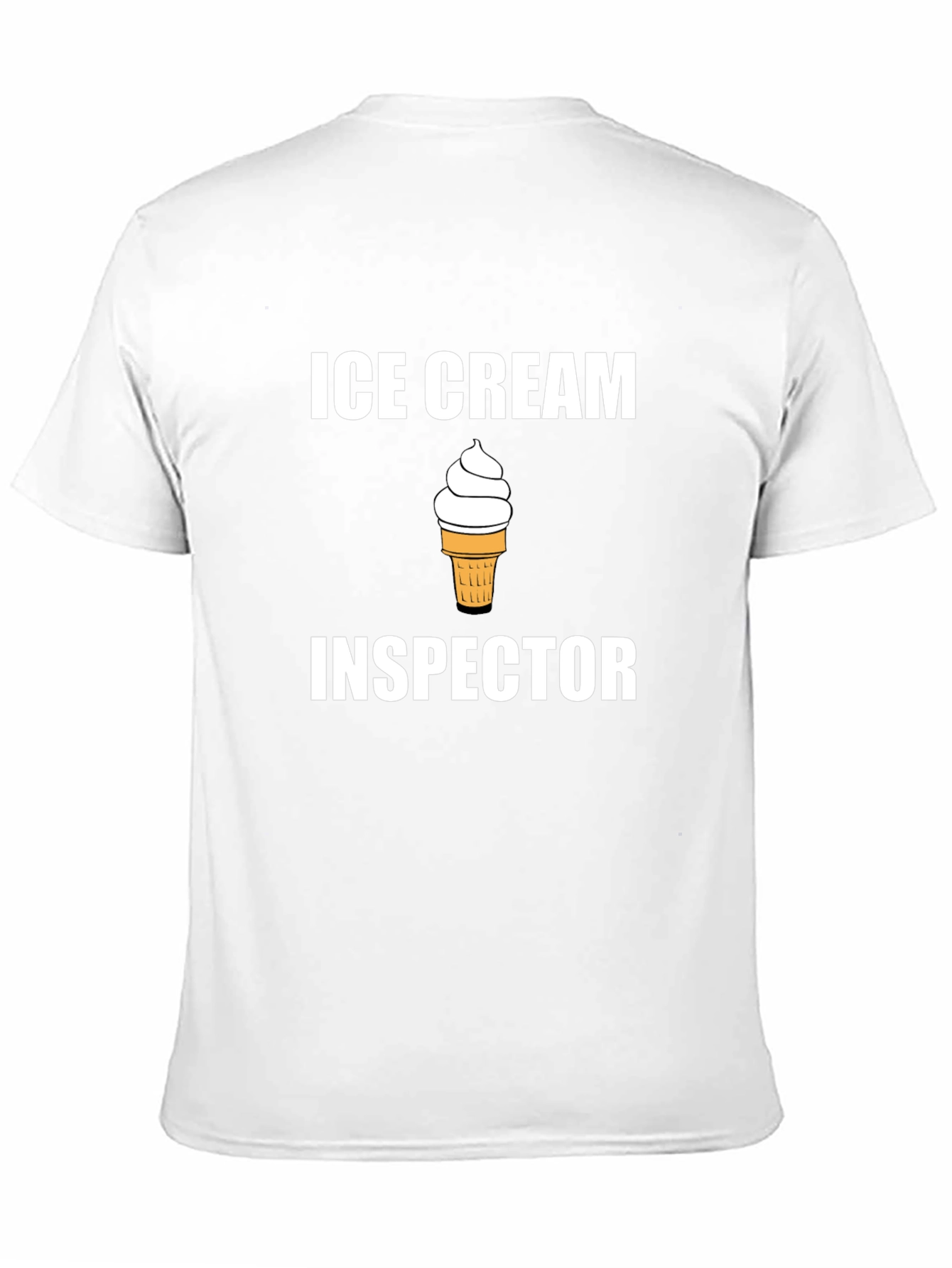 Ice Cream Inspector T-Shirt - Funny Foodie Tee