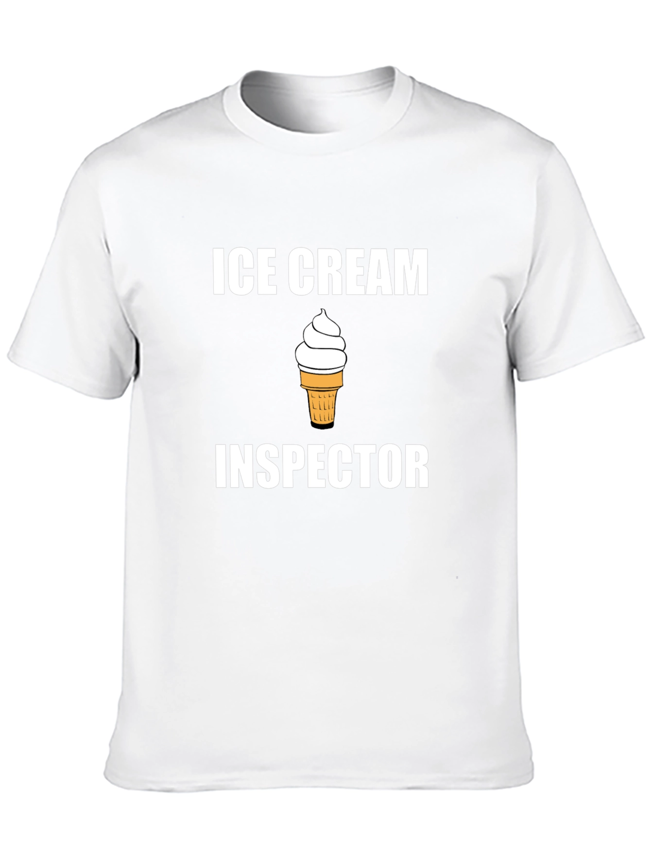 Ice Cream Inspector T-Shirt - Funny Foodie Tee