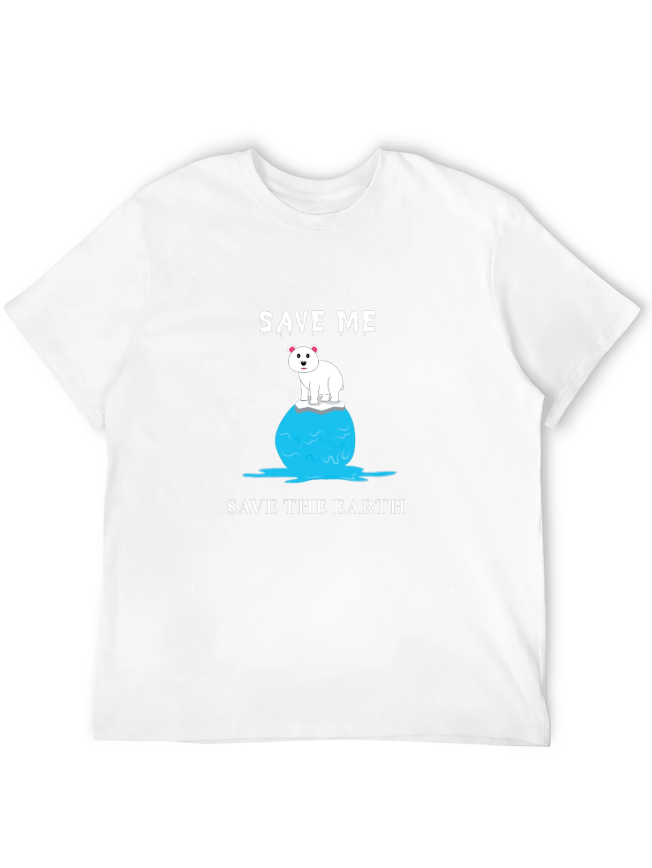 Save the Earth Polar Bear Graphic Tee