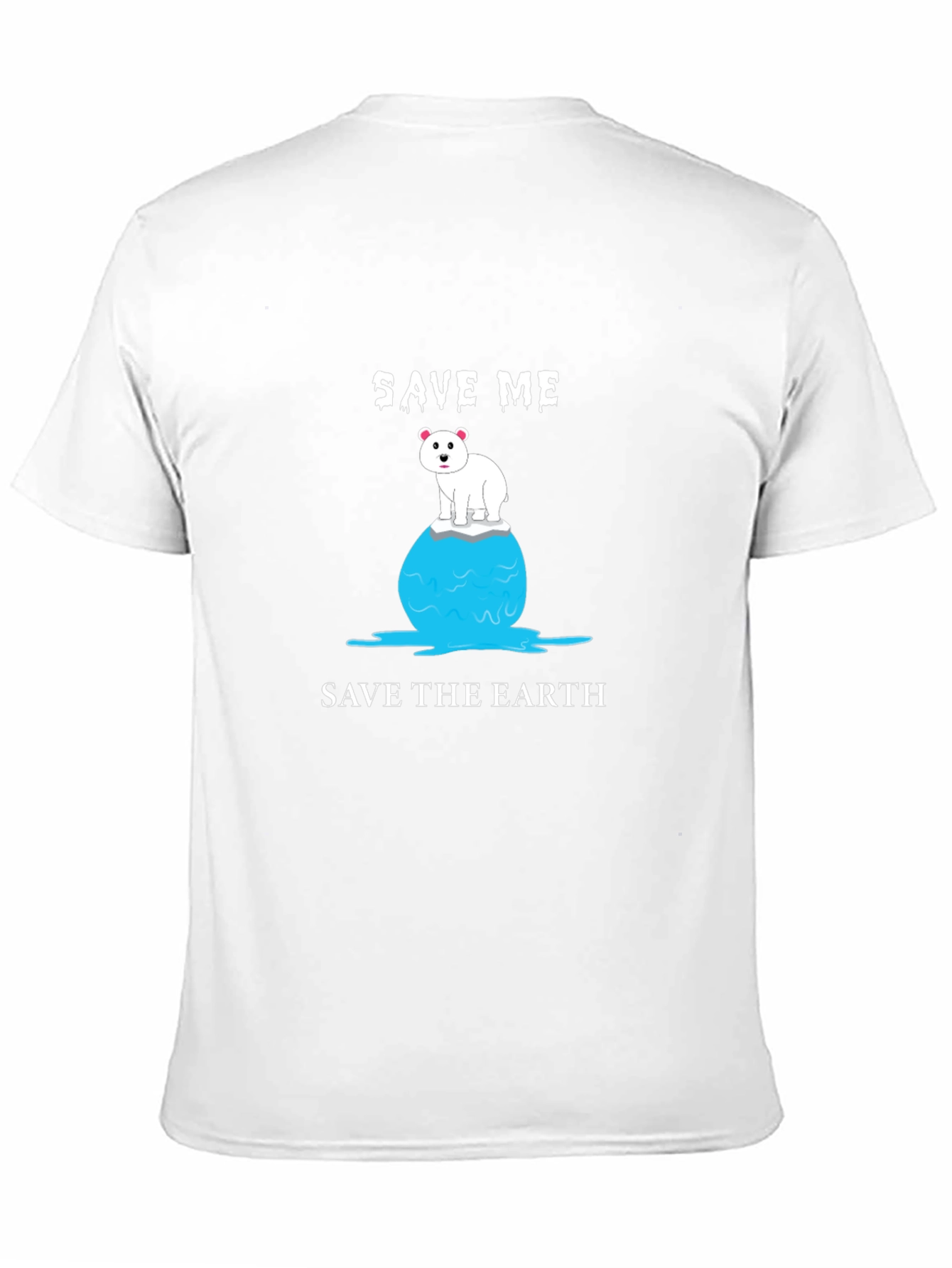 Save the Earth Polar Bear Graphic Tee