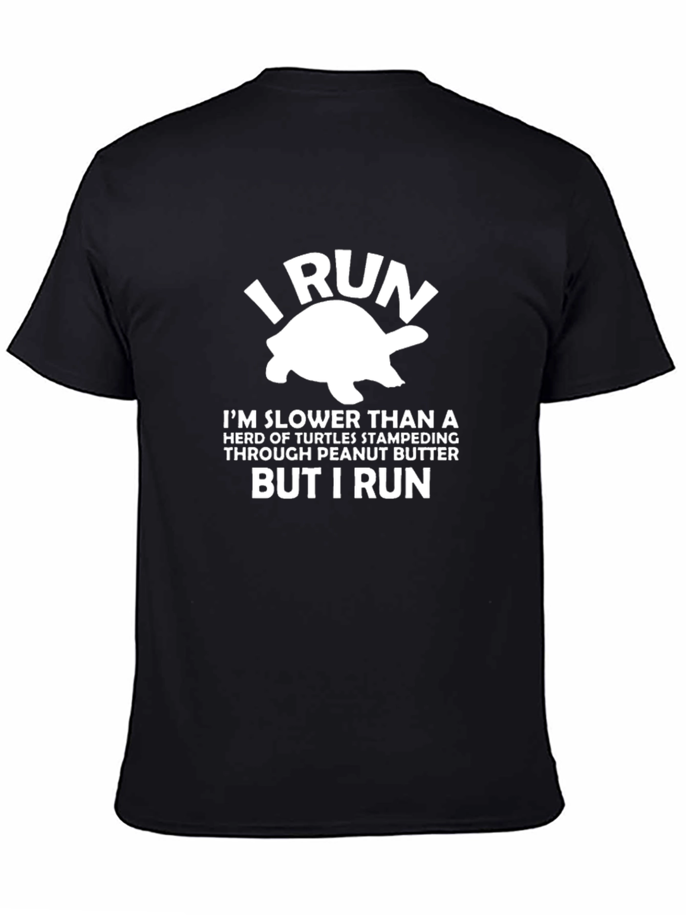 I Run Turtle Graphic Tee