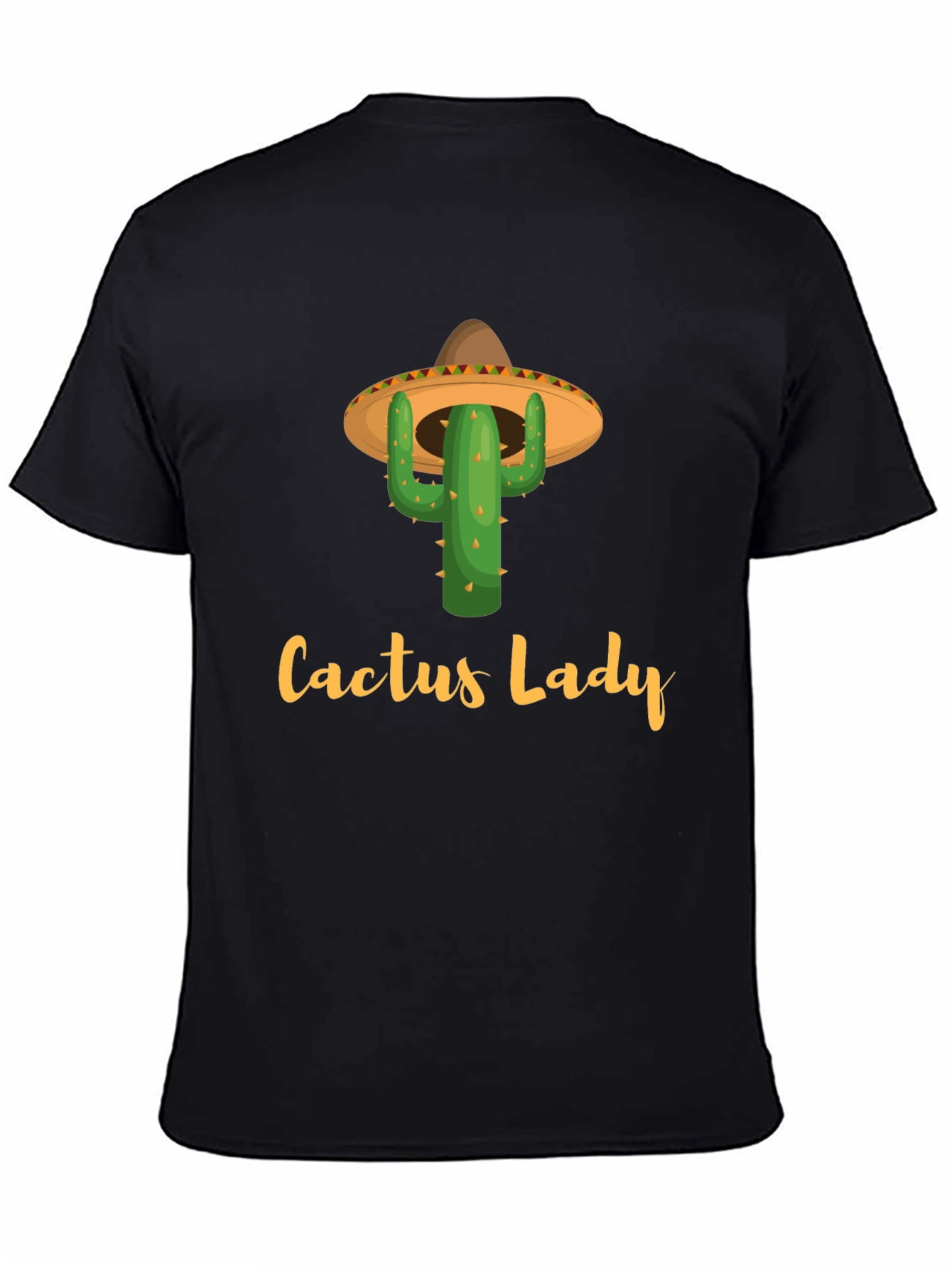 Cactus Lady Graphic Tee -  Fun Novelty Shirt
