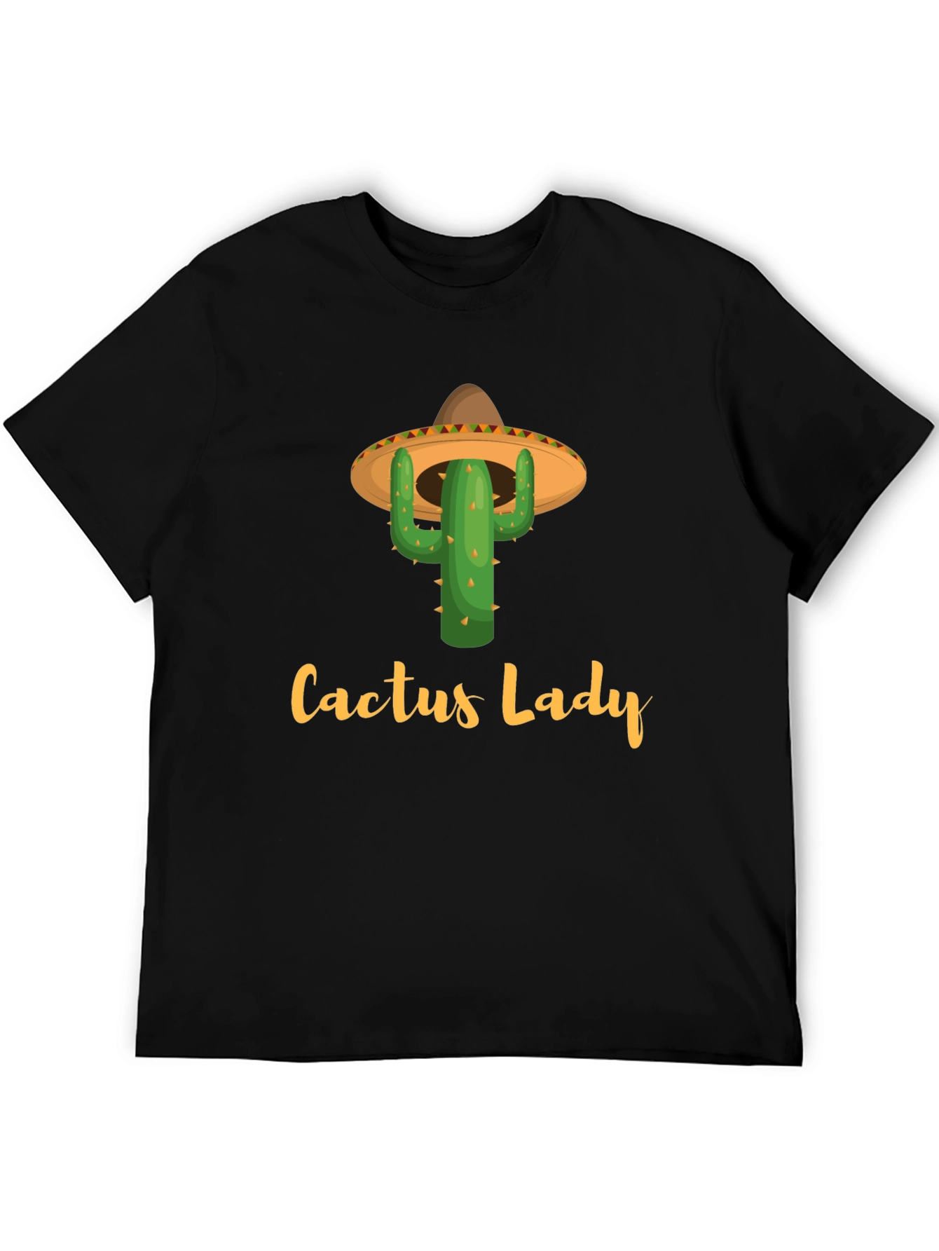 Cactus Lady Graphic Tee -  Fun Novelty Shirt