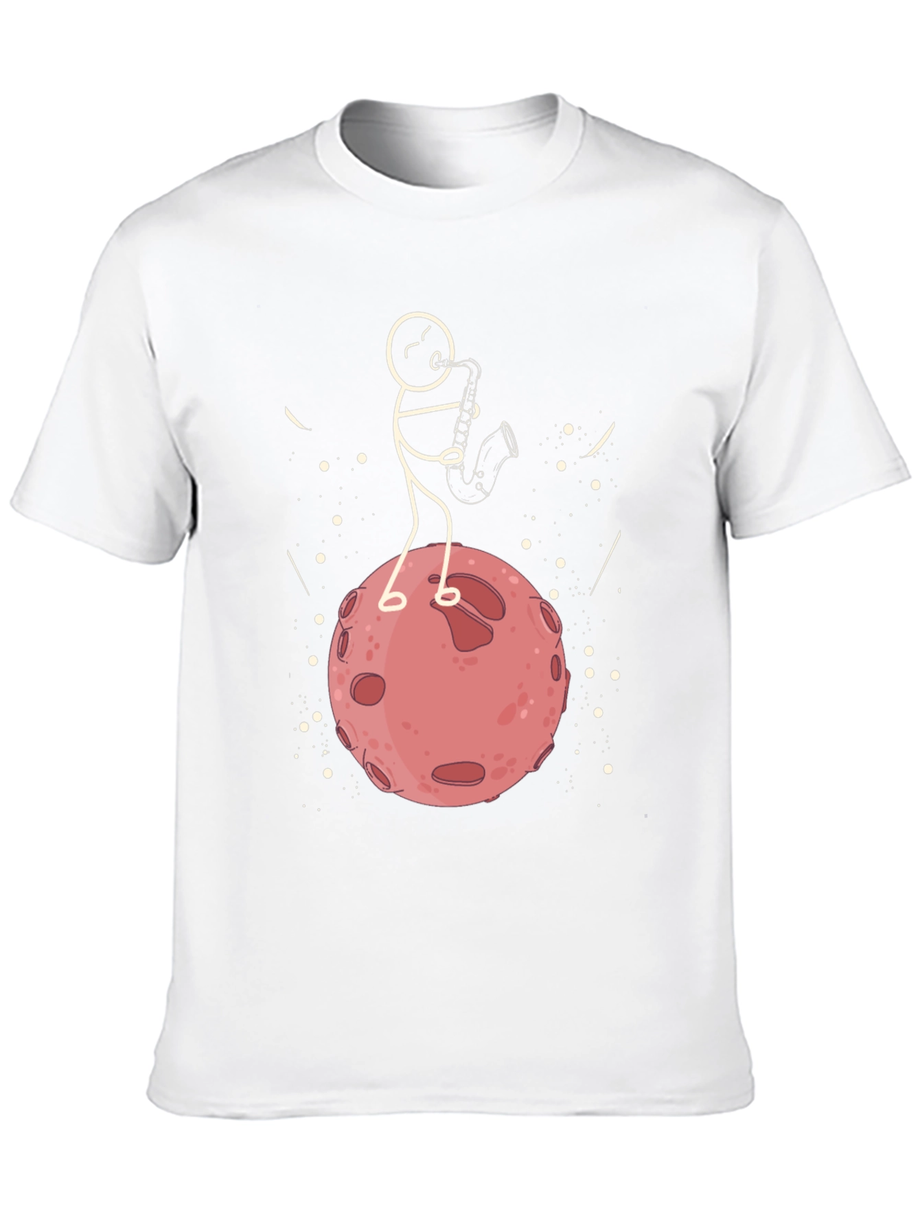Stick Figure Saxophone Player T-Shirt