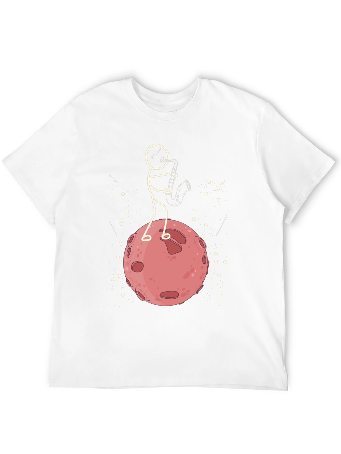 Stick Figure Saxophone Player T-Shirt