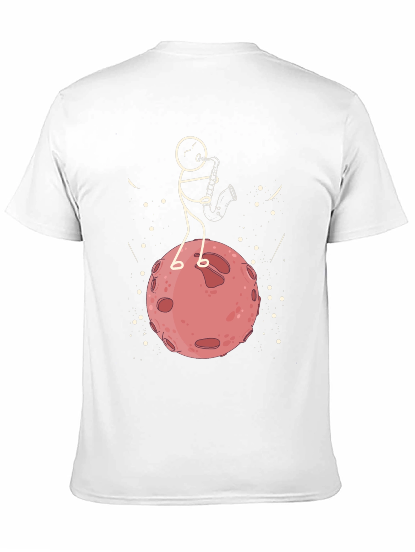 Stick Figure Saxophone Player T-Shirt