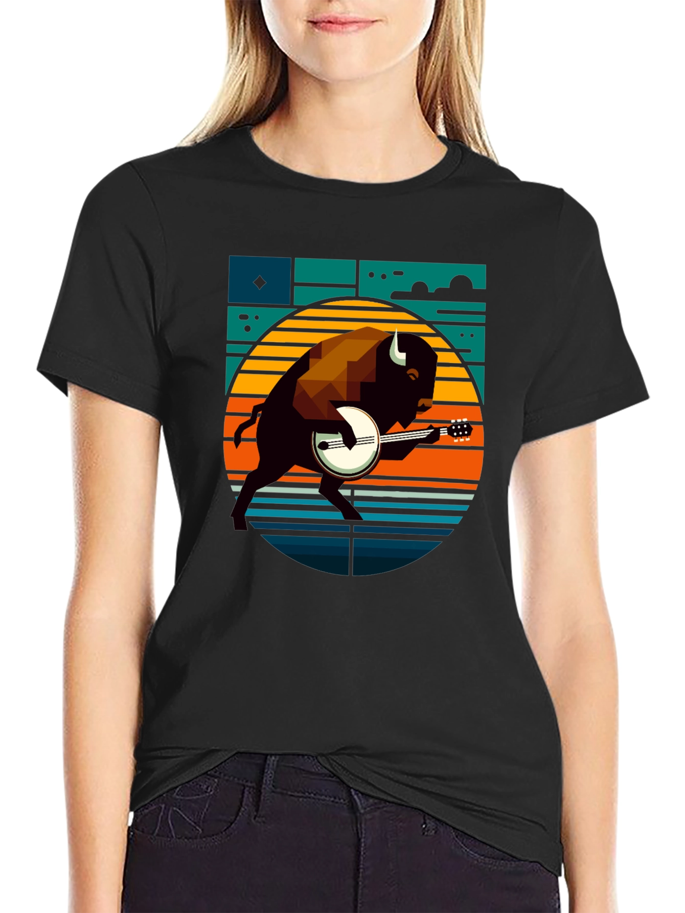 Buffalo Banjo Black T-Shirt