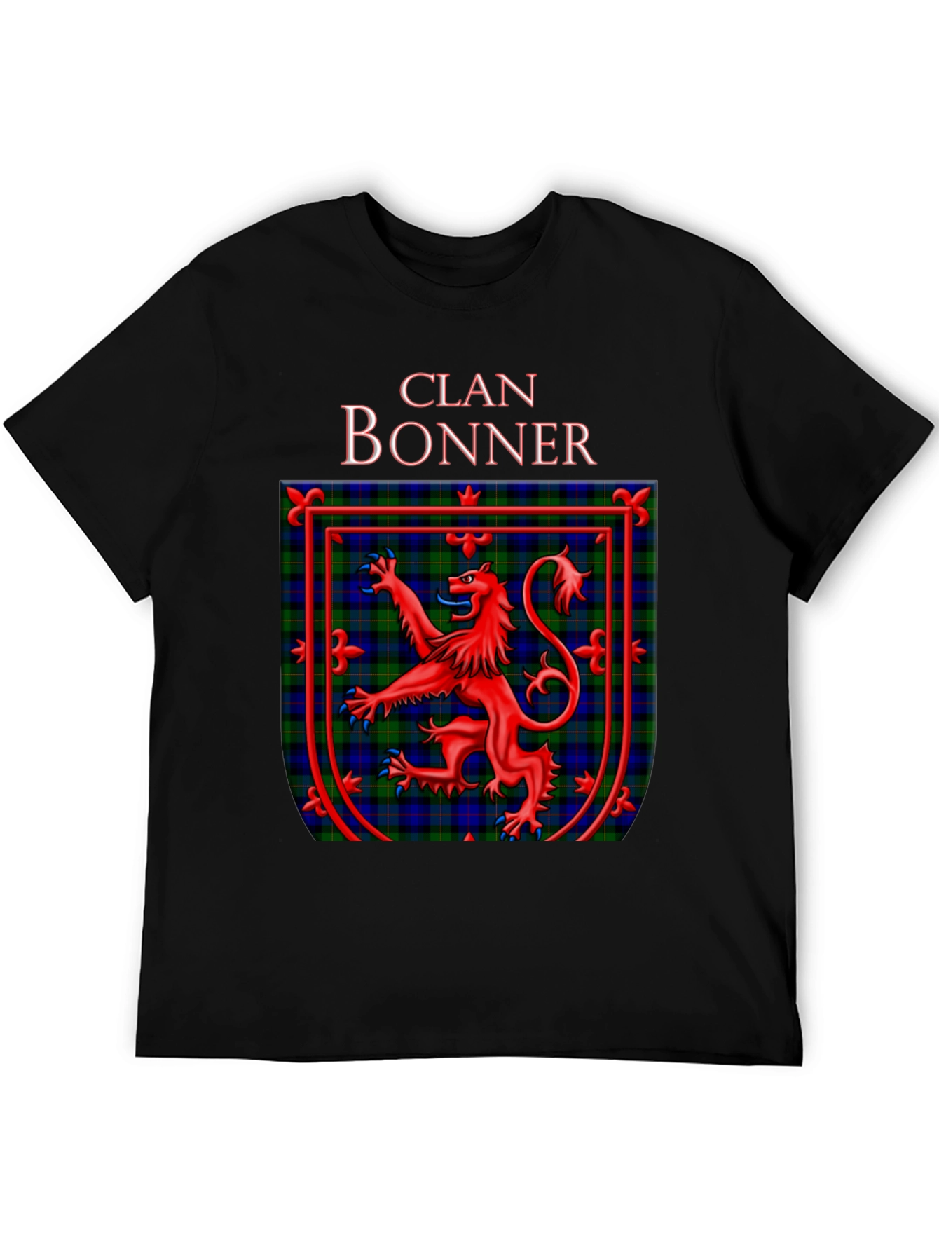 Clan Bonner Scottish Tartan Crest T-Shirt
