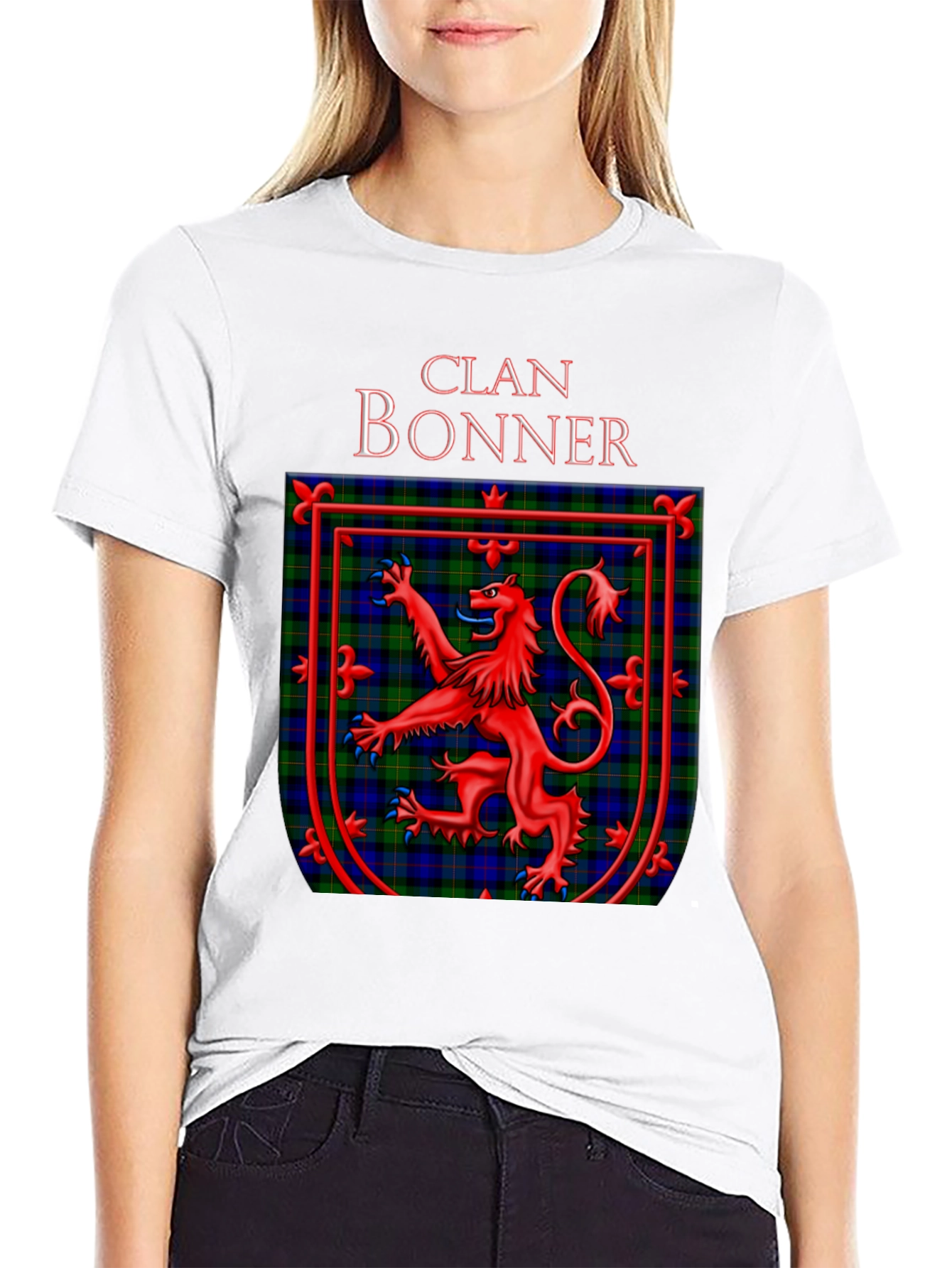 Clan Bonner Scottish Tartan Crest T-Shirt