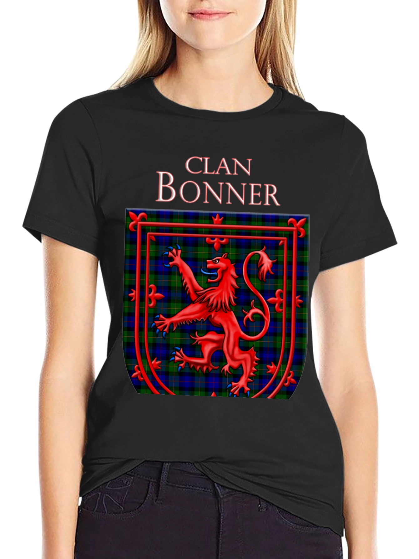 Clan Bonner Scottish Tartan Crest T-Shirt