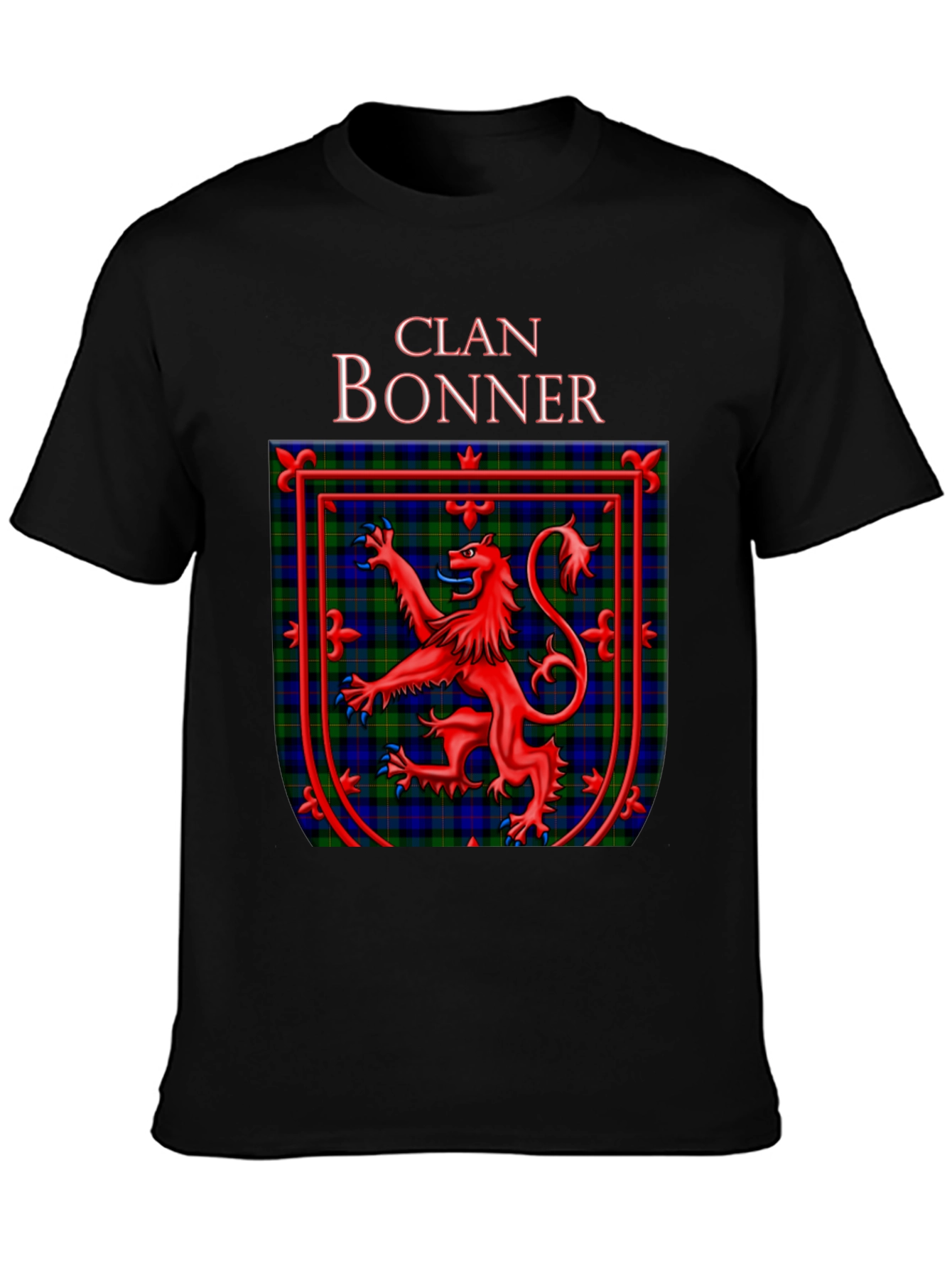 Clan Bonner Scottish Tartan Crest T-Shirt