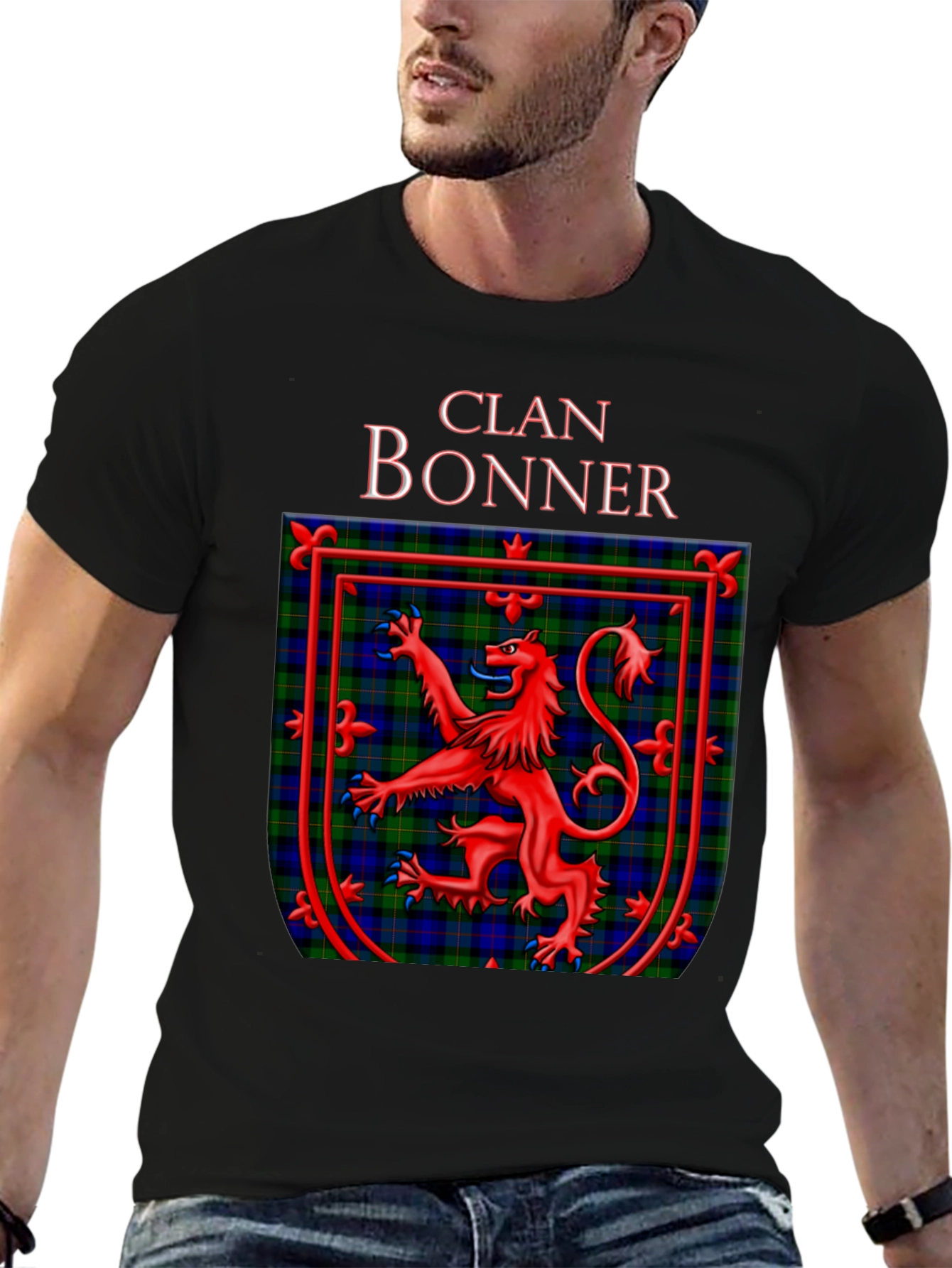Clan Bonner Scottish Tartan Crest T-Shirt