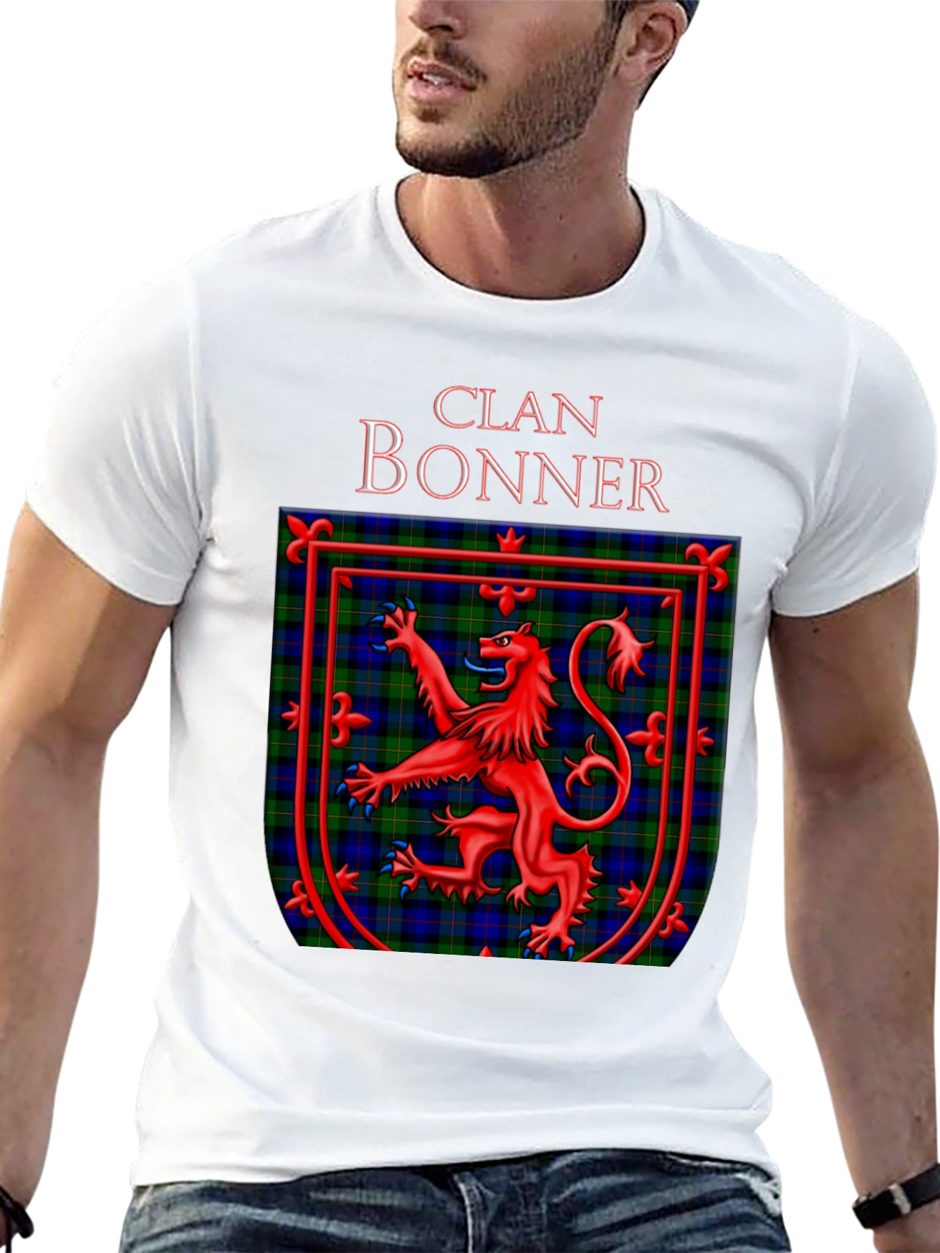 Clan Bonner Scottish Tartan Crest T-Shirt