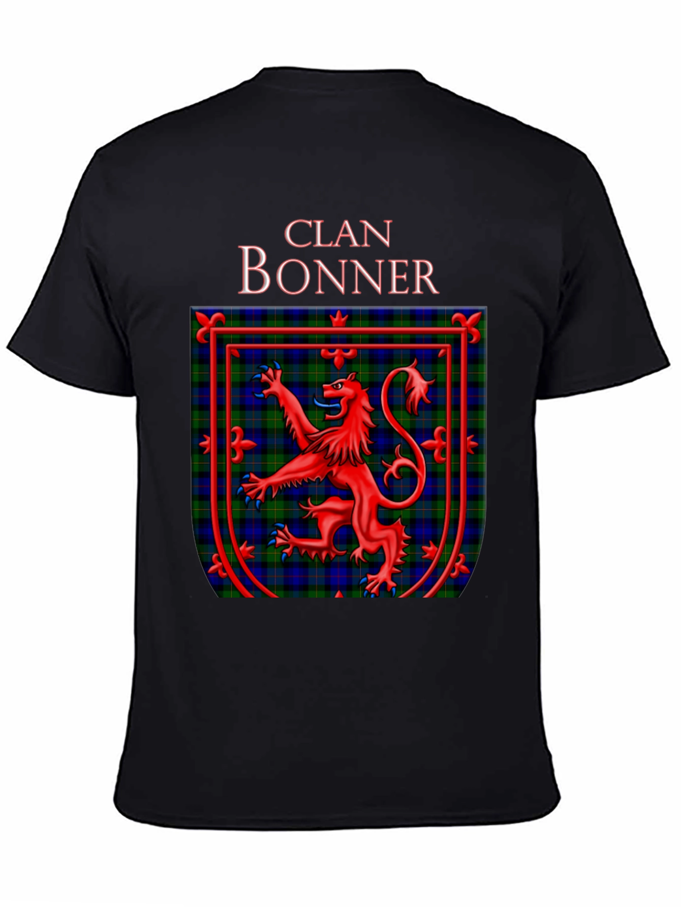 Clan Bonner Scottish Tartan Crest T-Shirt