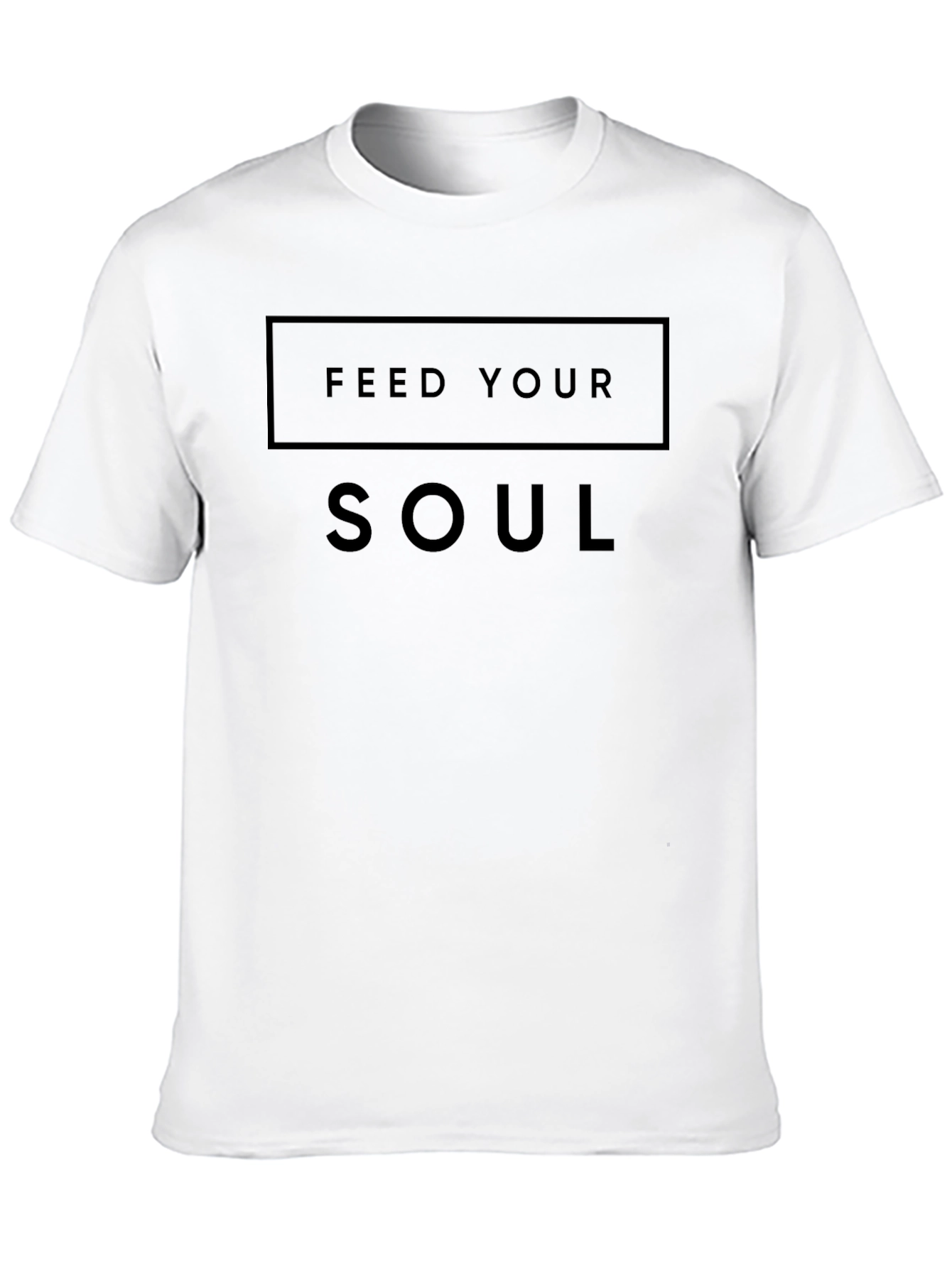 Feed Your Soul Black Graphic Tee Shirt