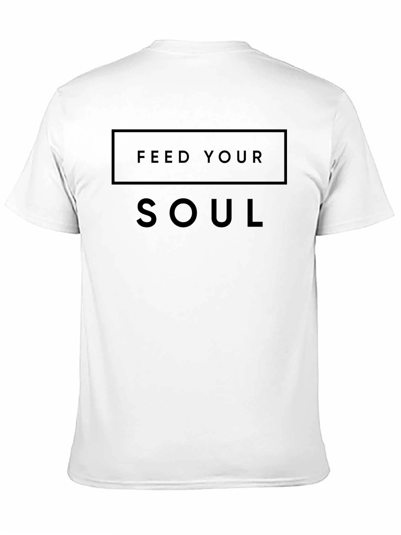 Feed Your Soul Black Graphic Tee Shirt
