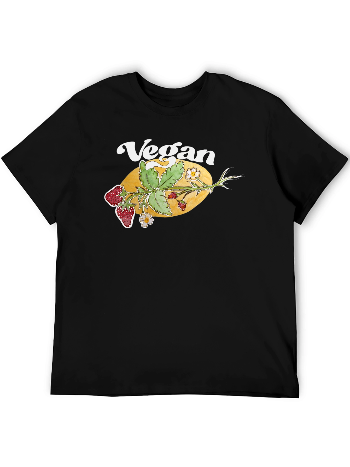 Vegan Strawberry Graphic T-Shirt