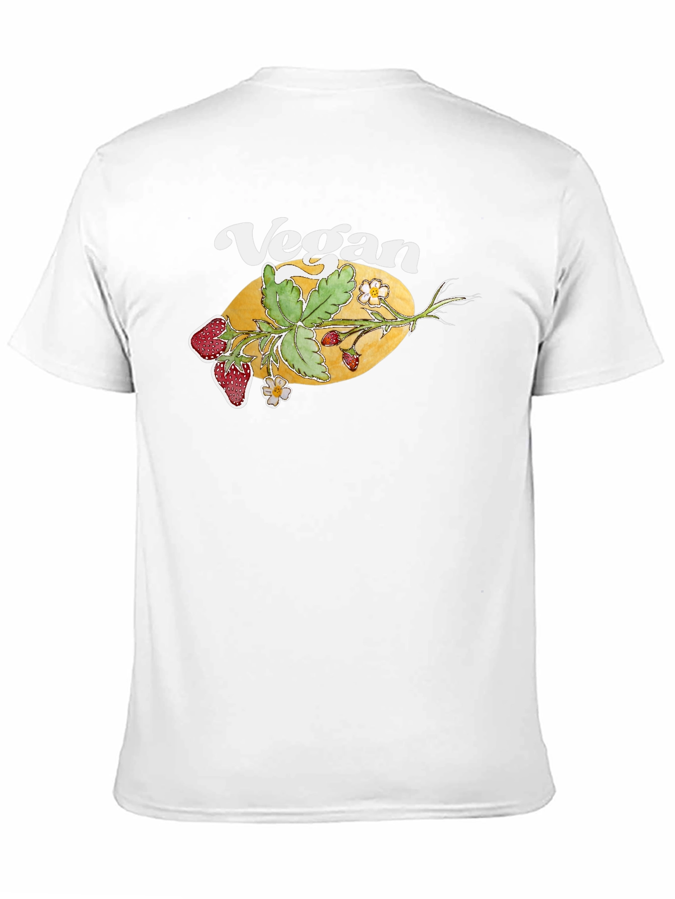 Vegan Strawberry Graphic T-Shirt