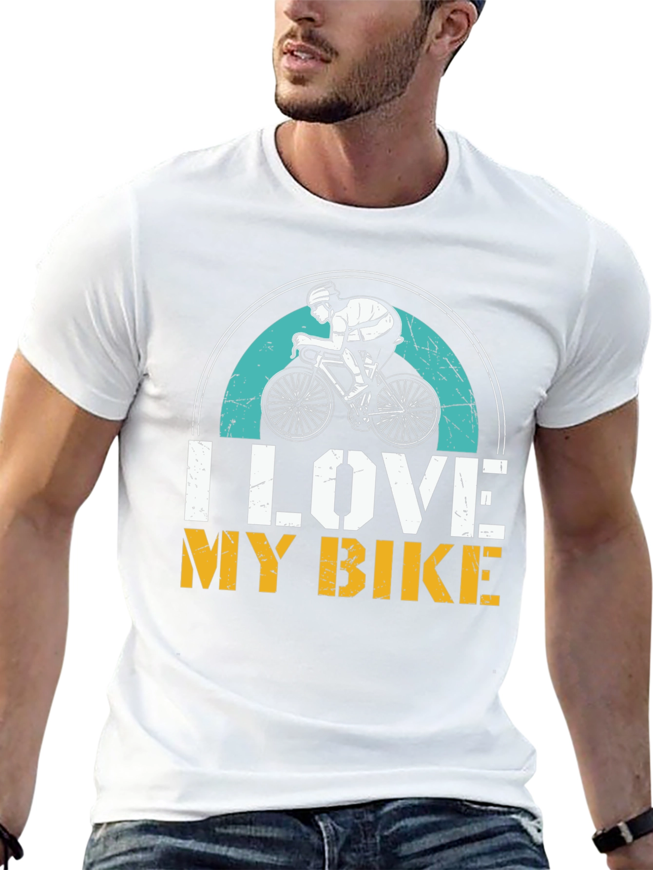 I Love My Bike Graphic Tee