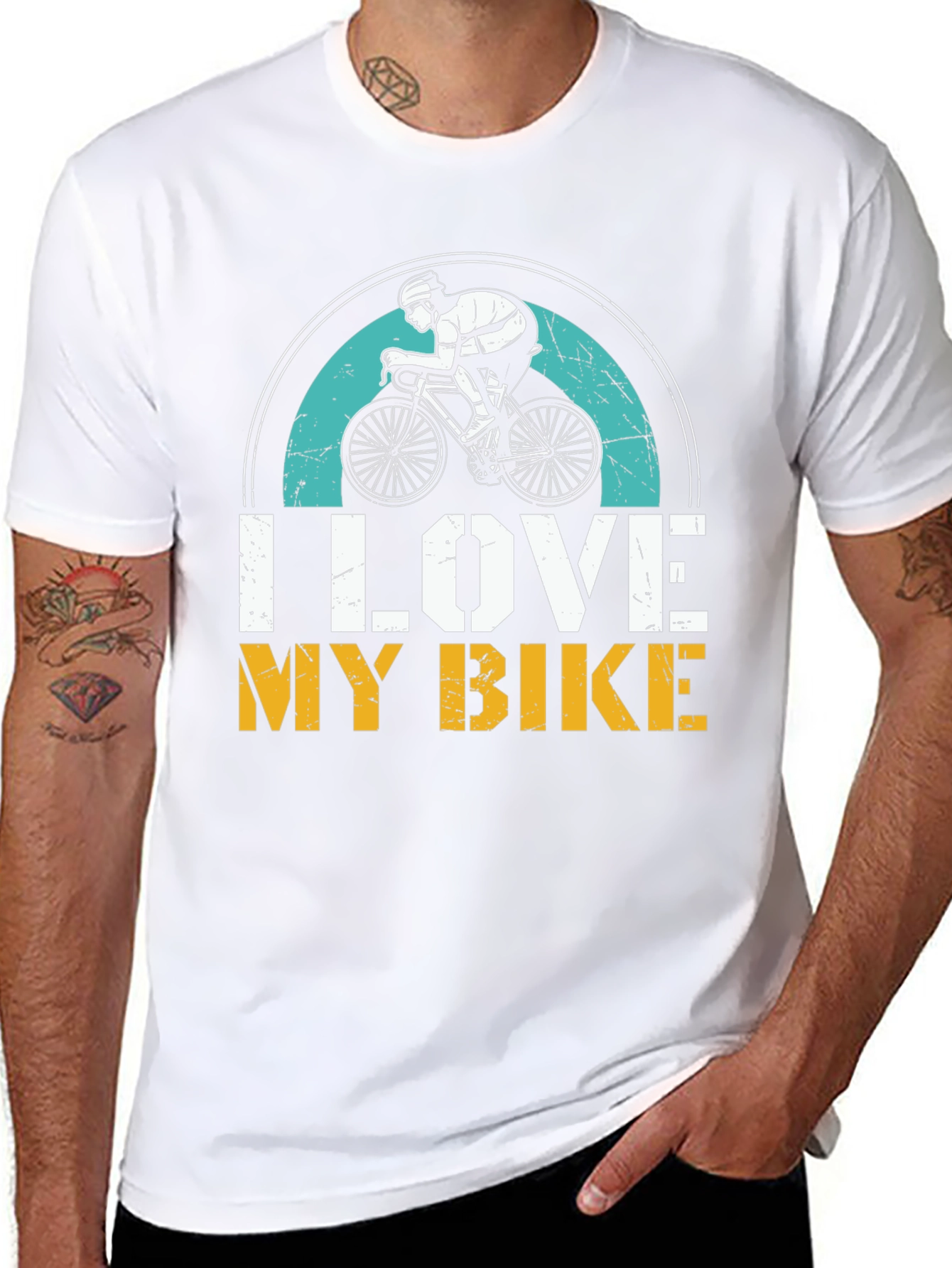 I Love My Bike Graphic Tee
