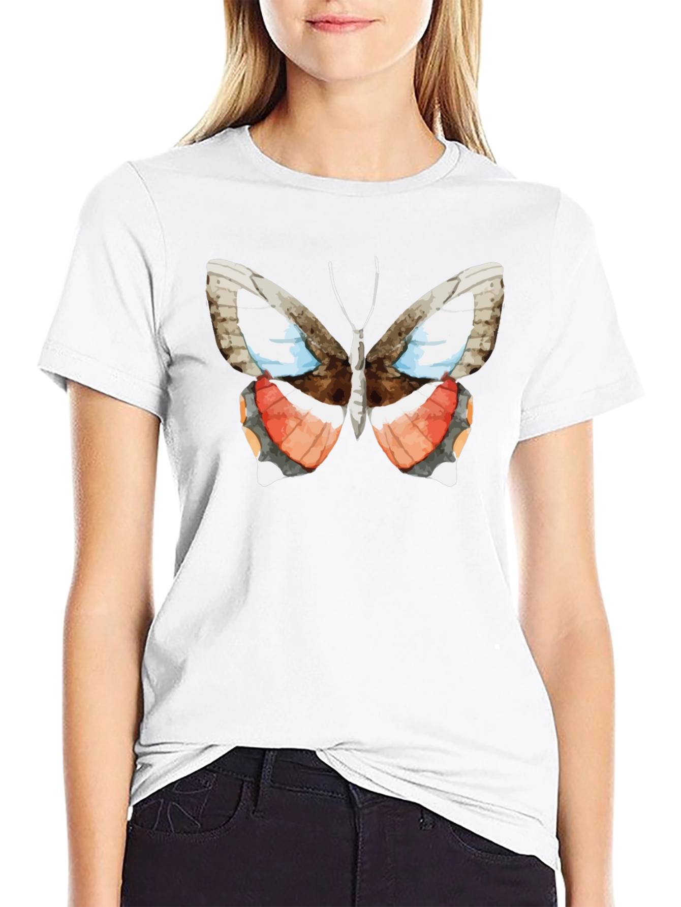Butterfly Graphic Tee - Nature Inspired Fashion