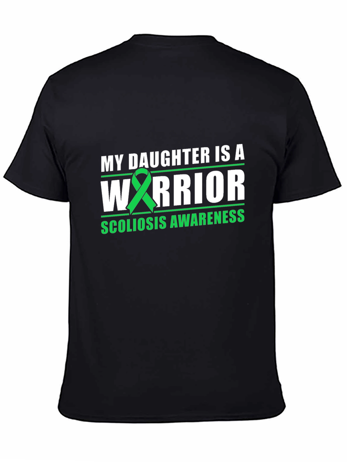 My Daughter is a Warrior Scoliosis Awareness T-Shirt